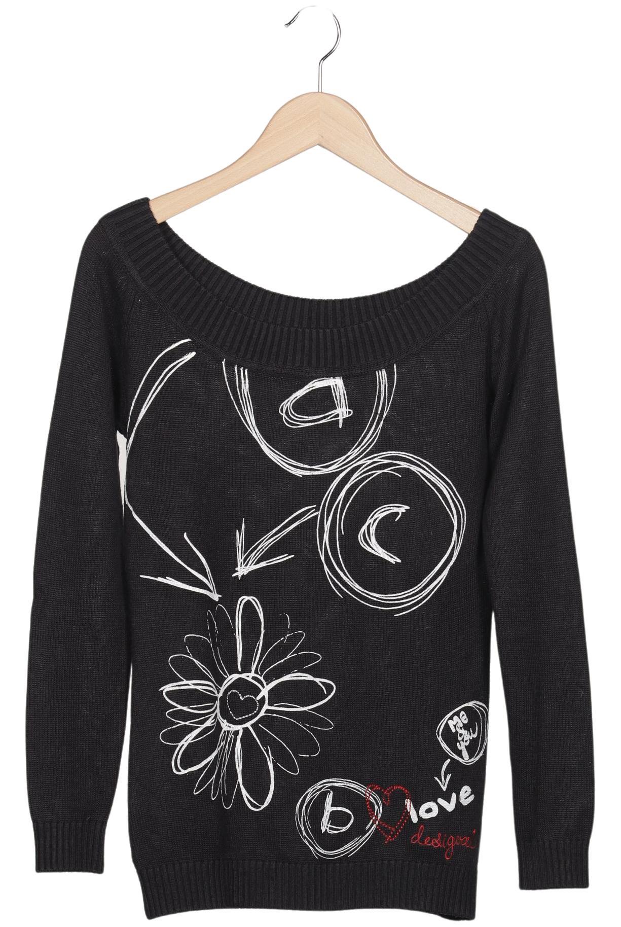 

Desigual Damen Pullover, schwarz, Gr. 36