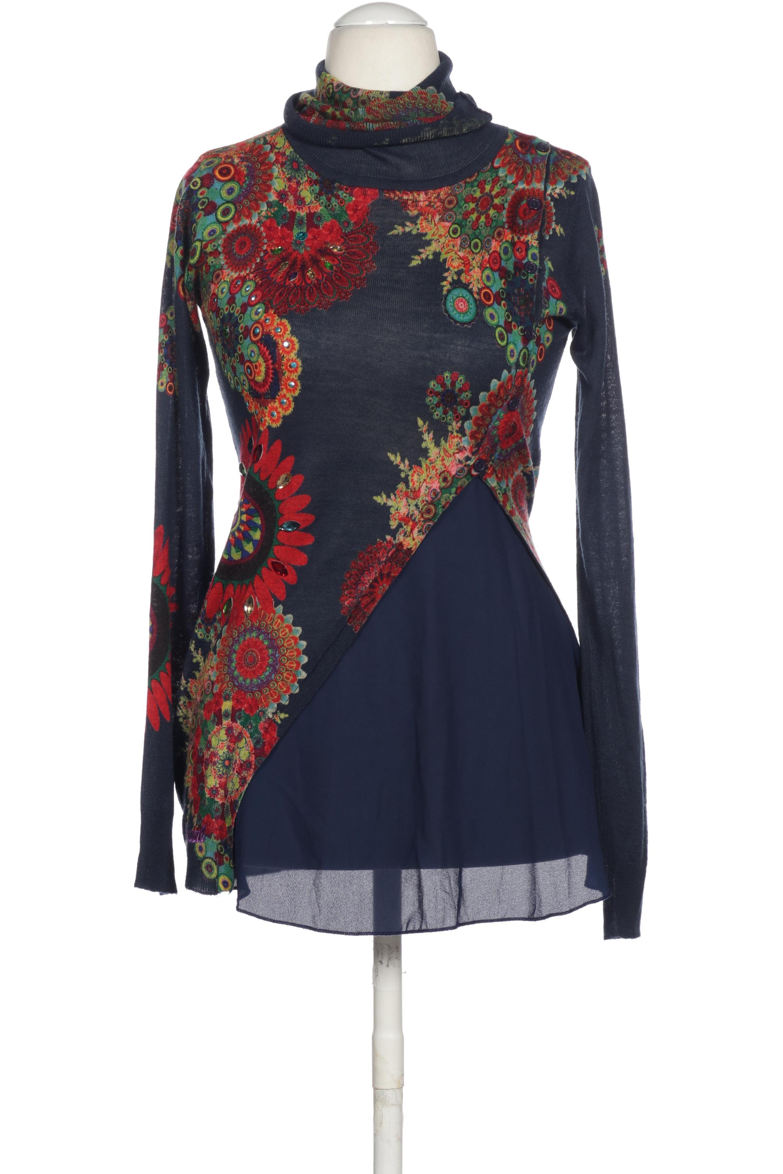 

Desigual Damen Pullover, blau, Gr.