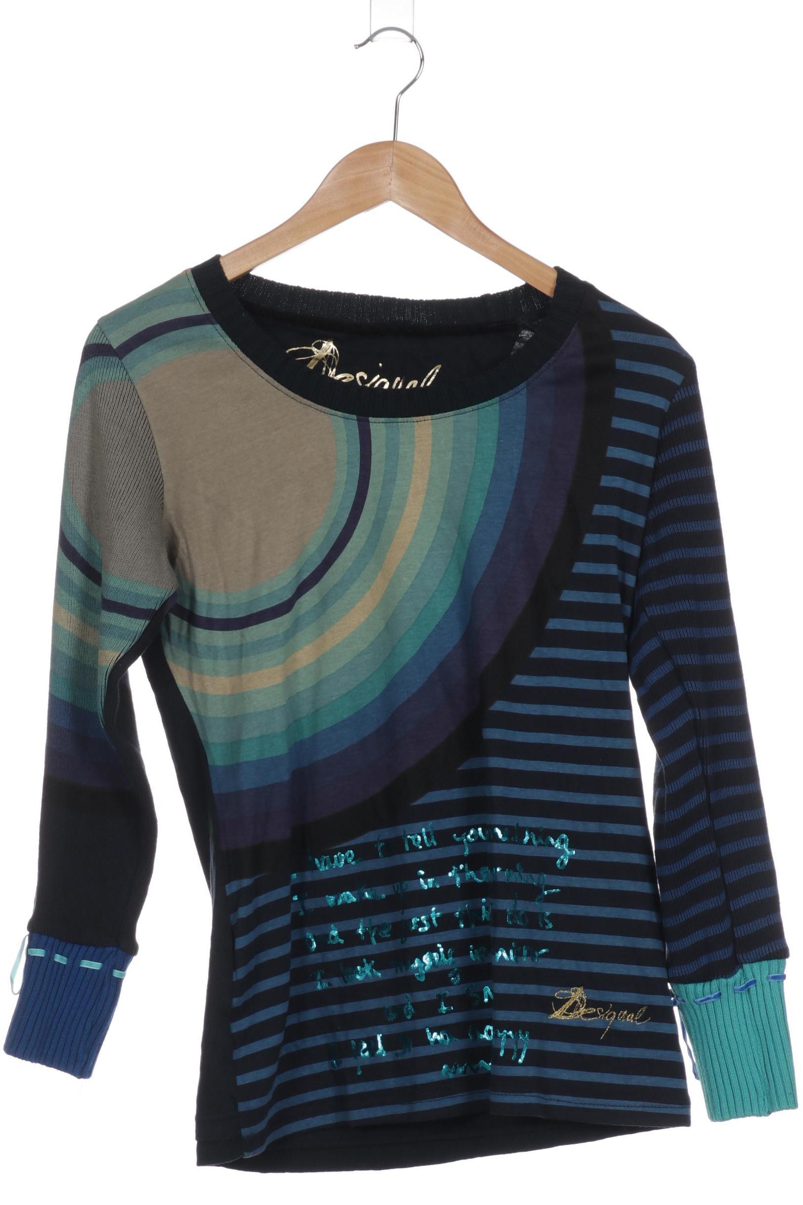 

Desigual Damen Pullover, blau, Gr.