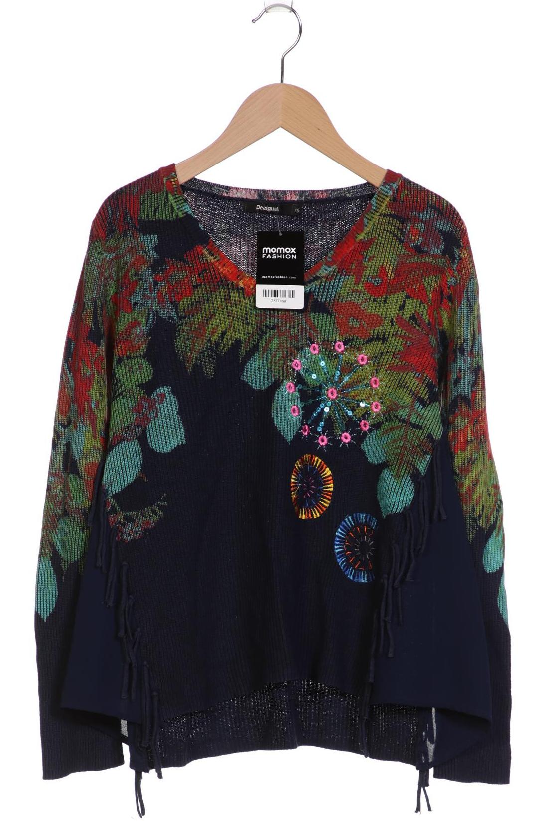 

Desigual Damen Pullover, marineblau, Gr. 34