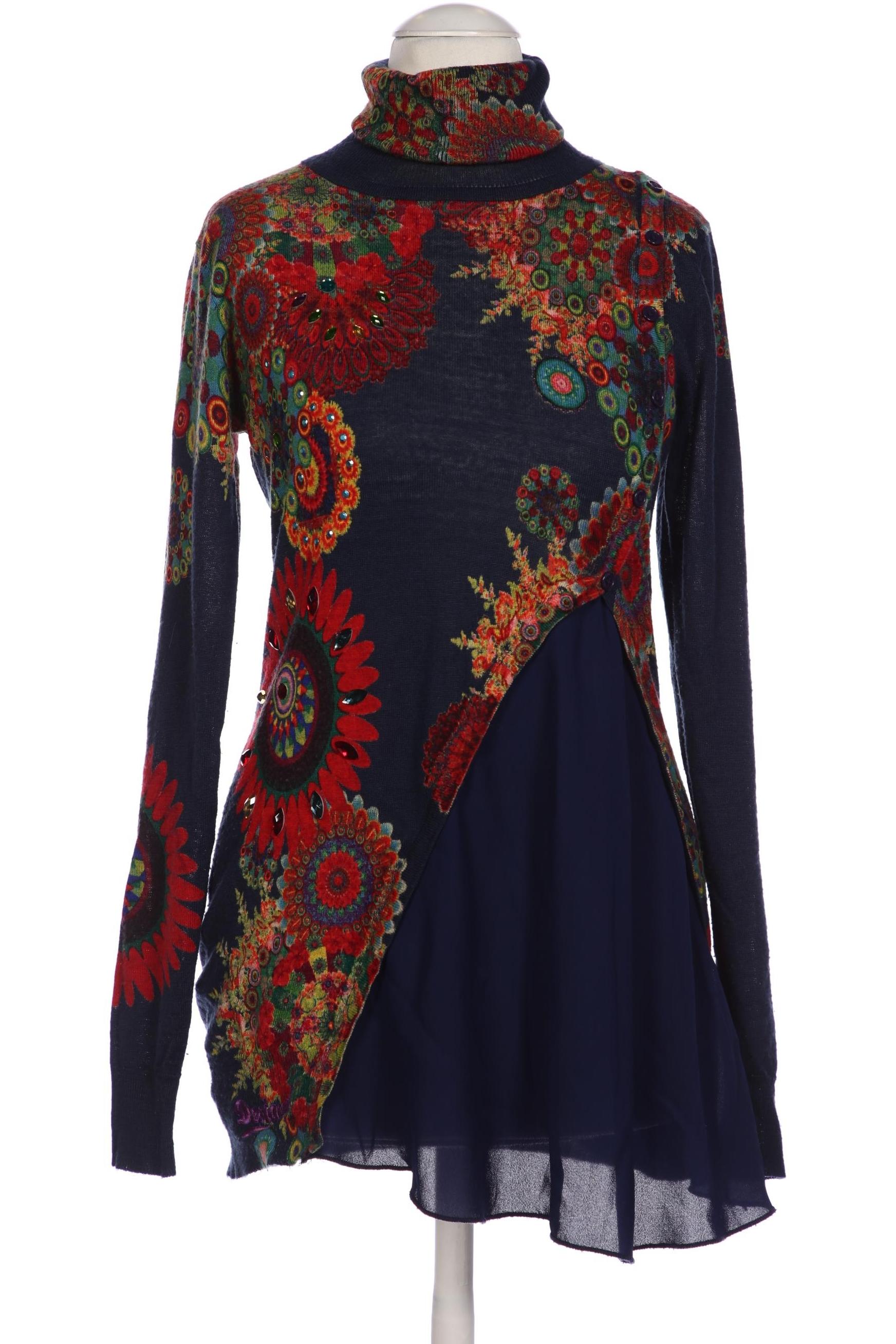 

Desigual Damen Pullover, marineblau, Gr. 36