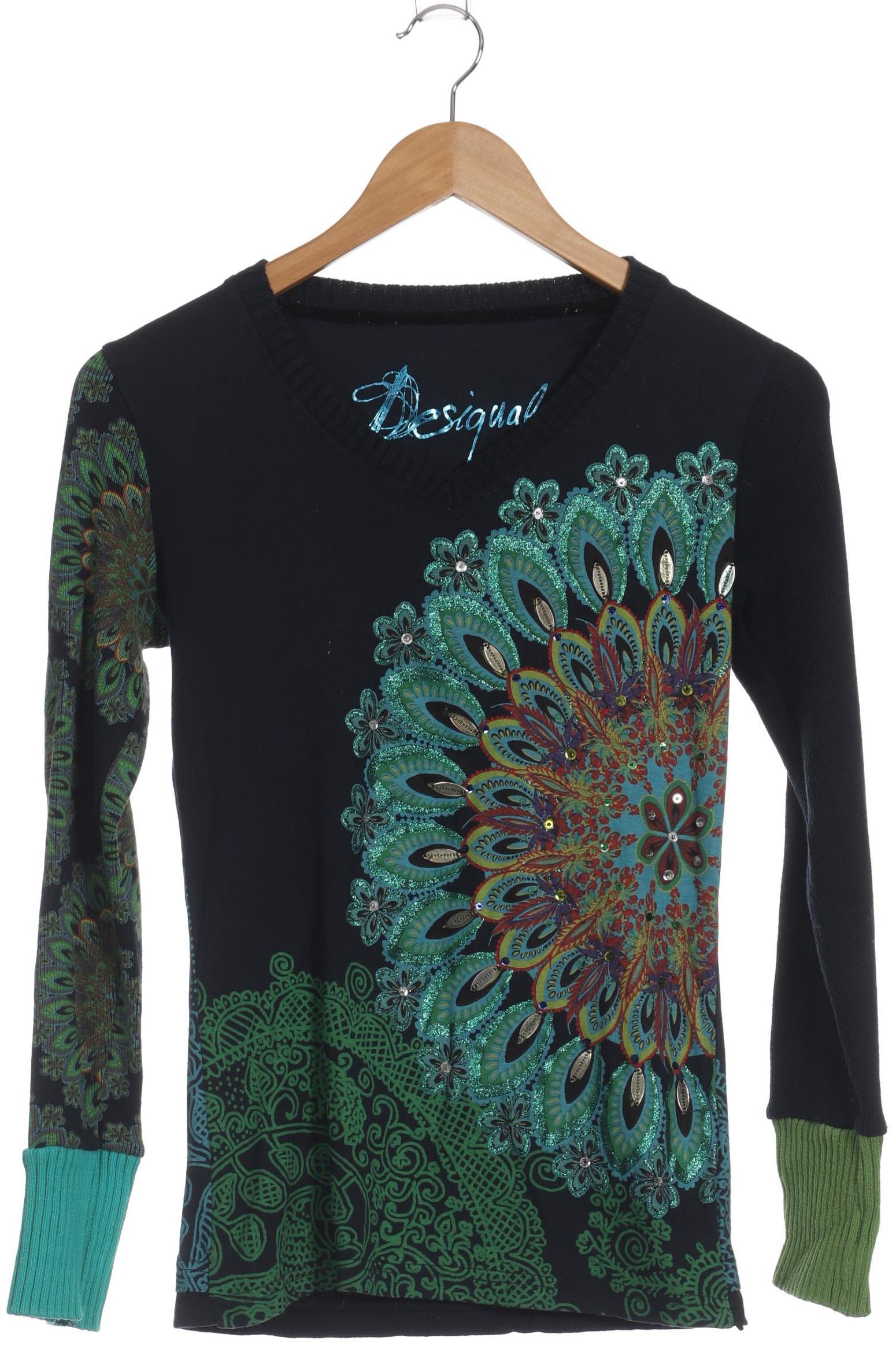 

Desigual Damen Pullover, blau, Gr.