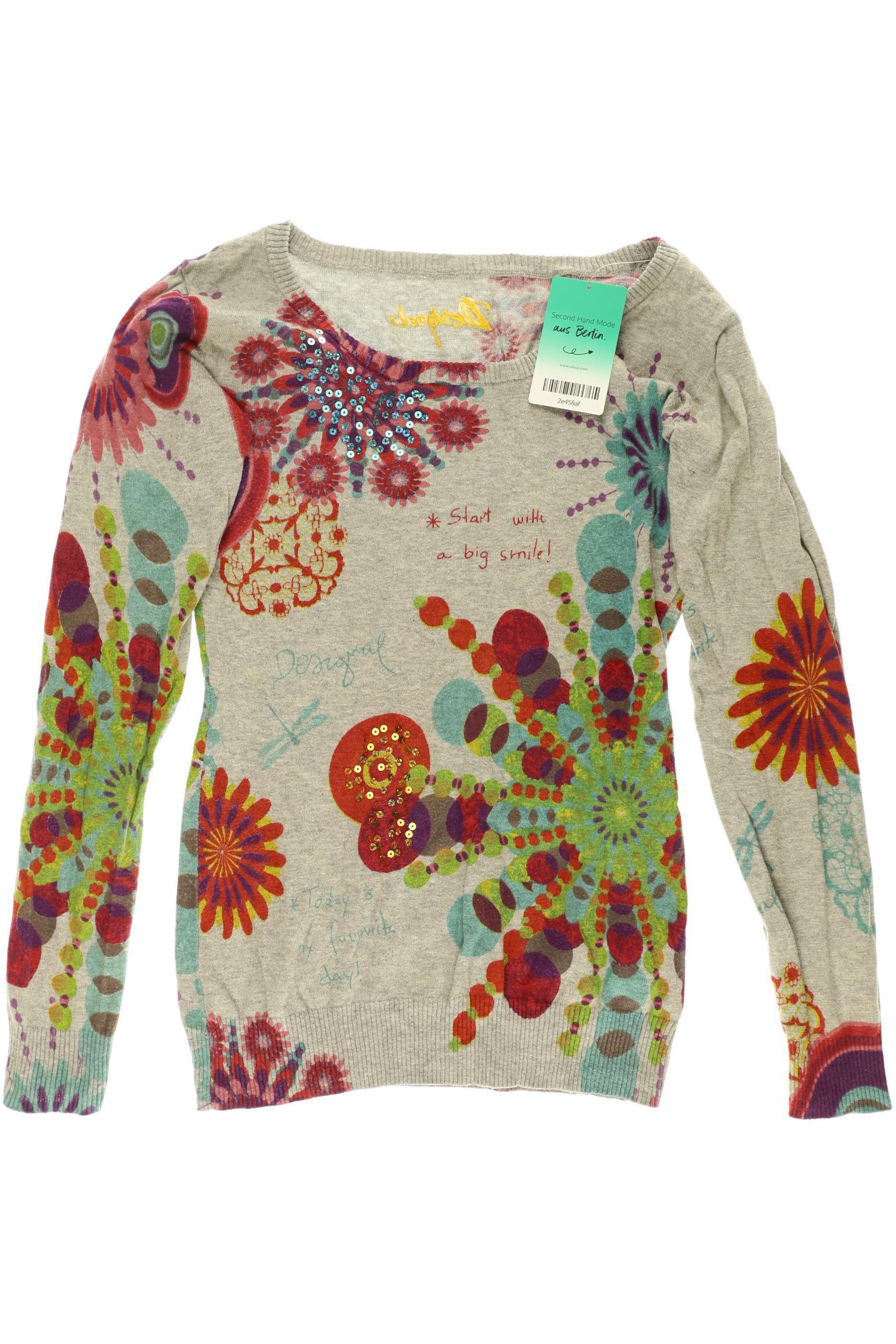 

Desigual Damen Pullover, grau, Gr.