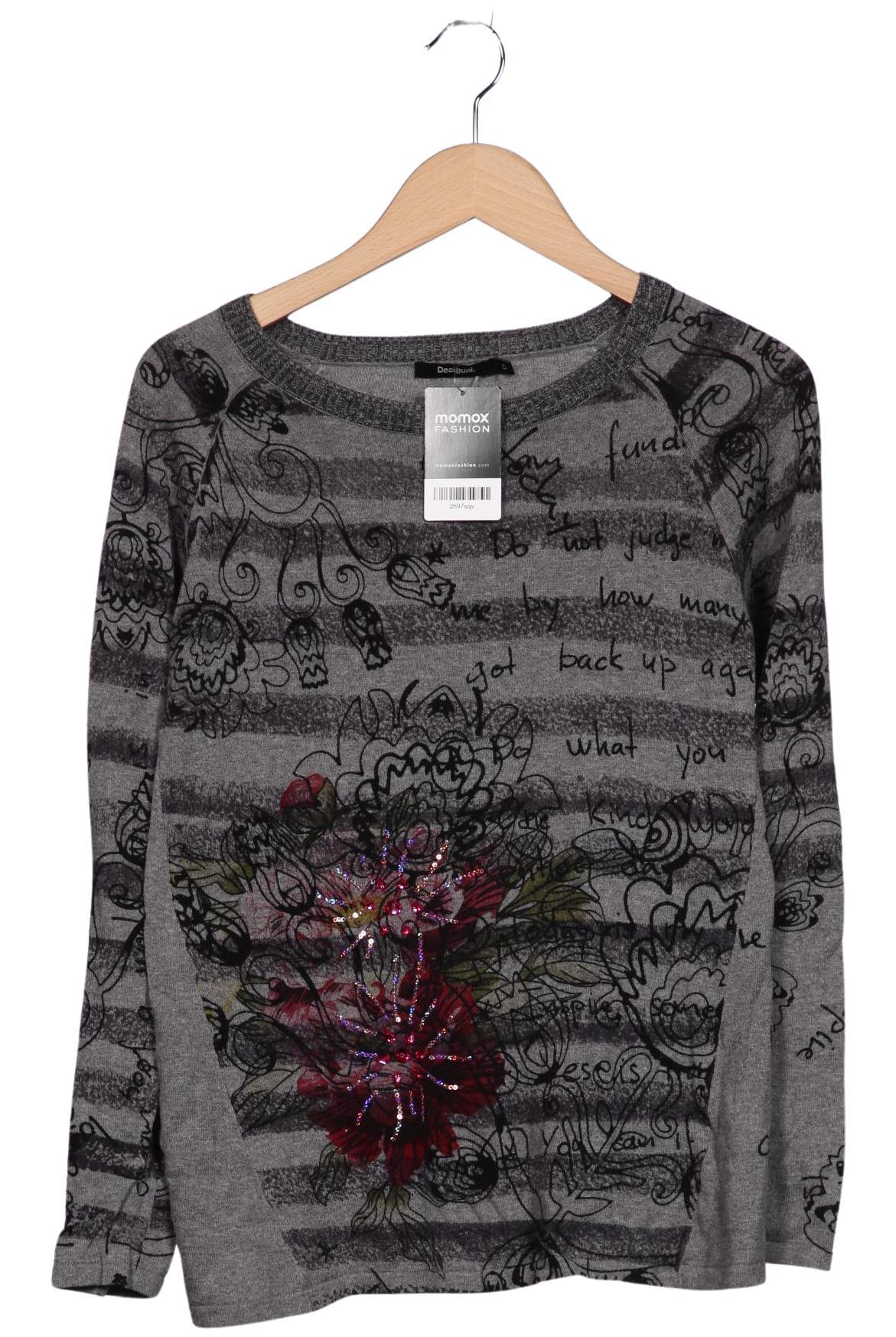 

Desigual Damen Pullover, grau, Gr. 36