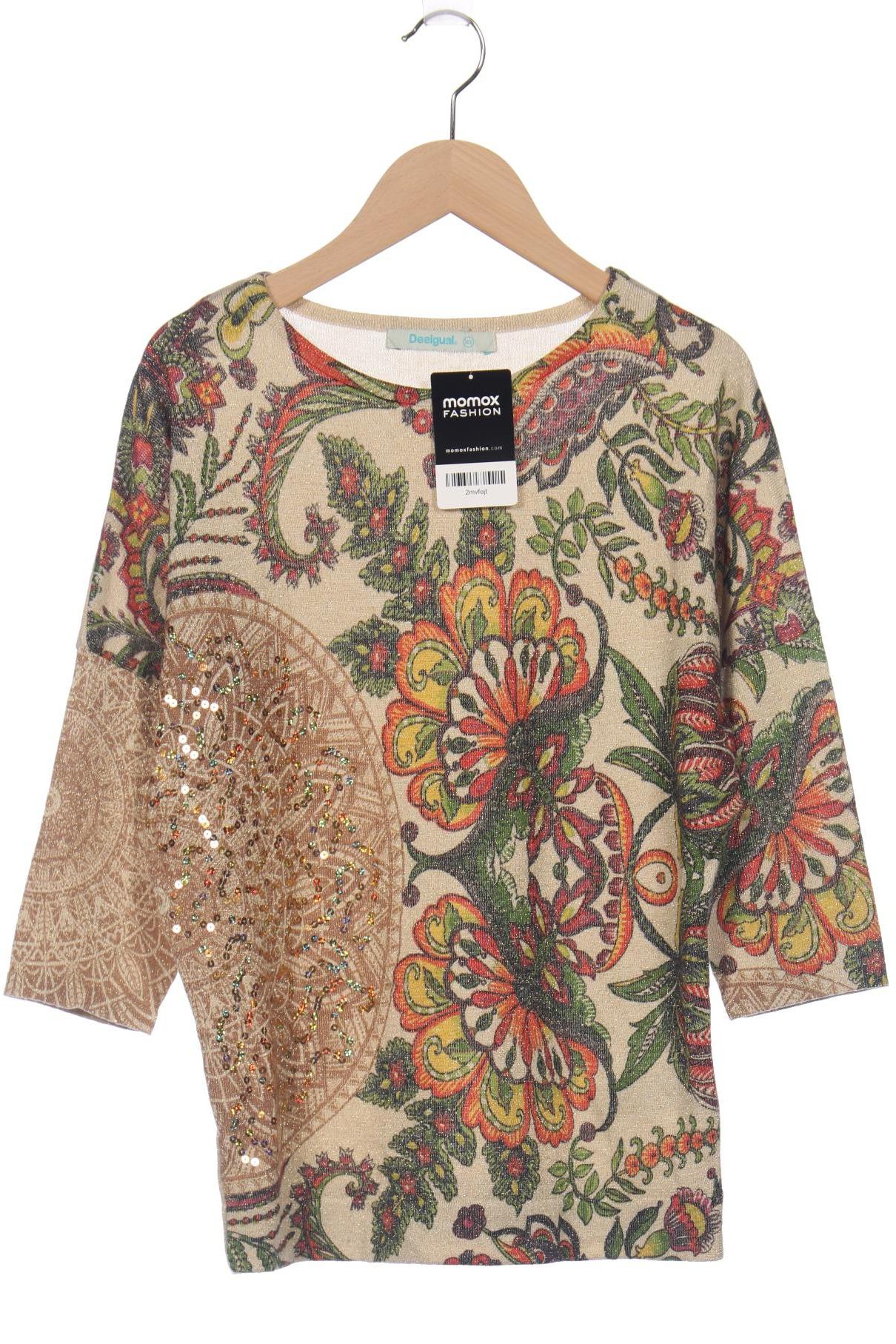 

Desigual Damen Pullover, beige, Gr. 34