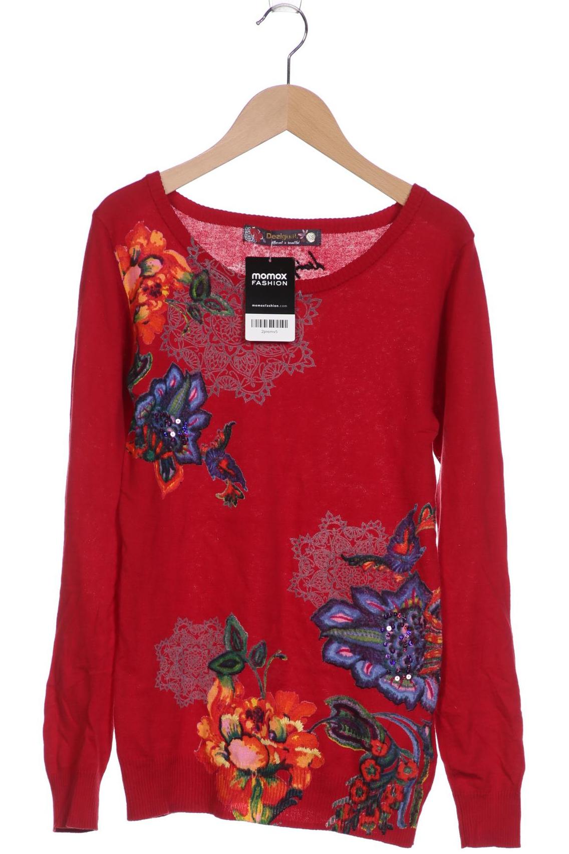 

Desigual Damen Pullover, rot, Gr. 34