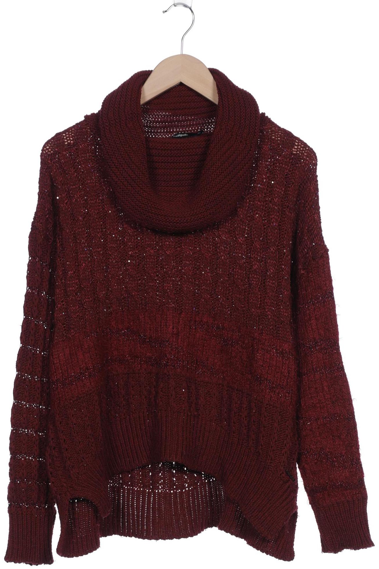 

Desigual Damen Pullover, bordeaux, Gr. 44