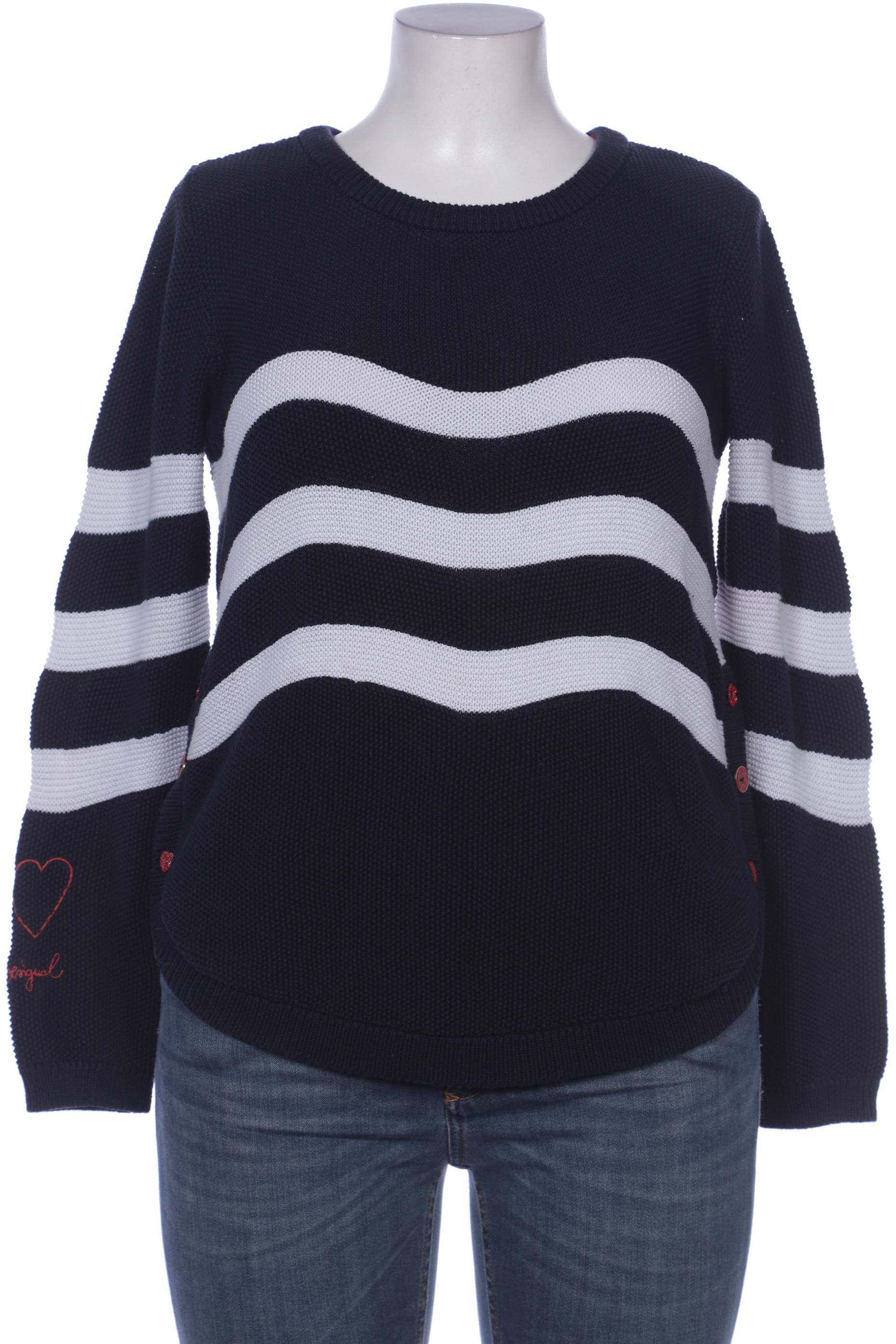 

Desigual Damen Pullover, marineblau, Gr. 44