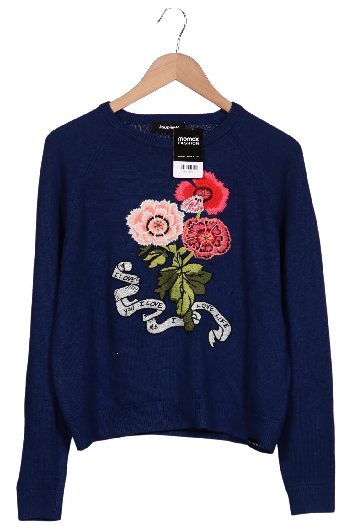 

Desigual Damen Pullover, marineblau, Gr. 42