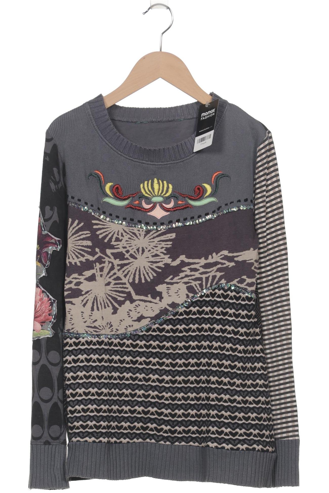 

Desigual Damen Pullover, grau, Gr. 38