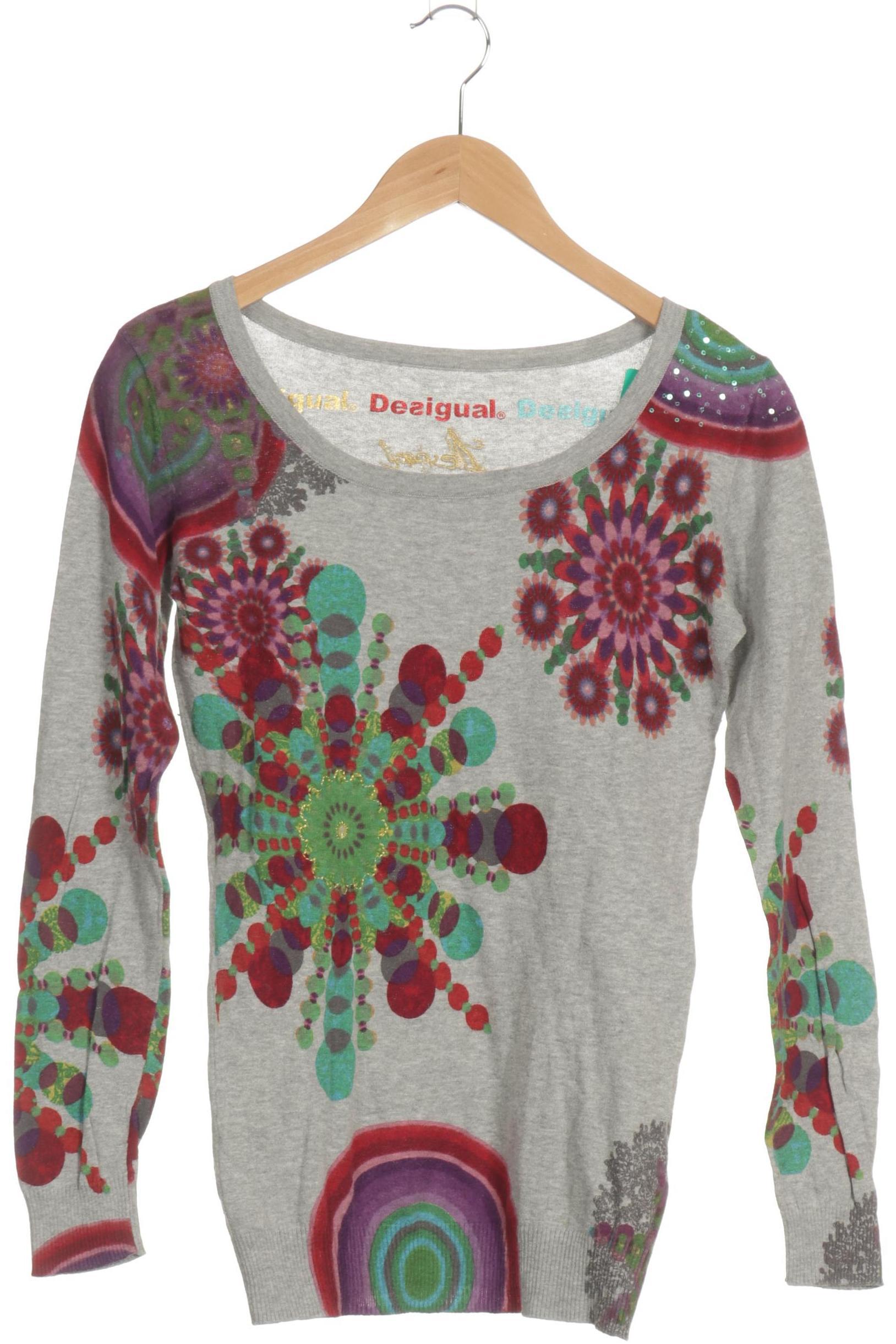 

Desigual Damen Pullover, grau, Gr.
