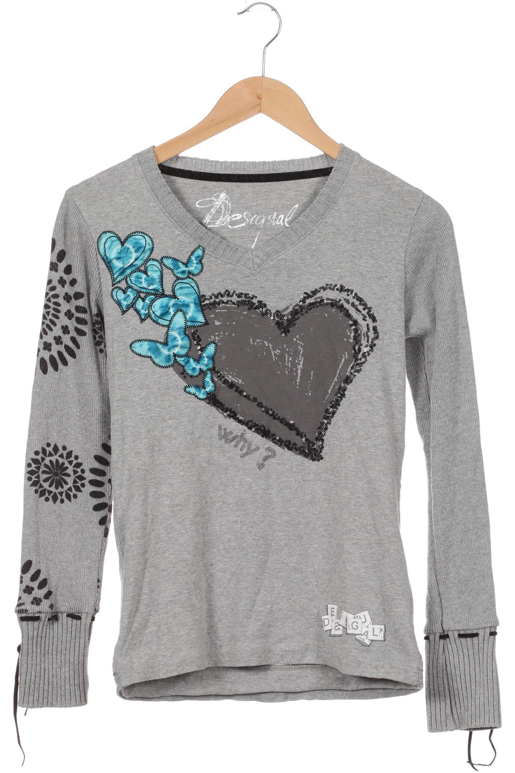 

Desigual Damen Pullover, grau, Gr.