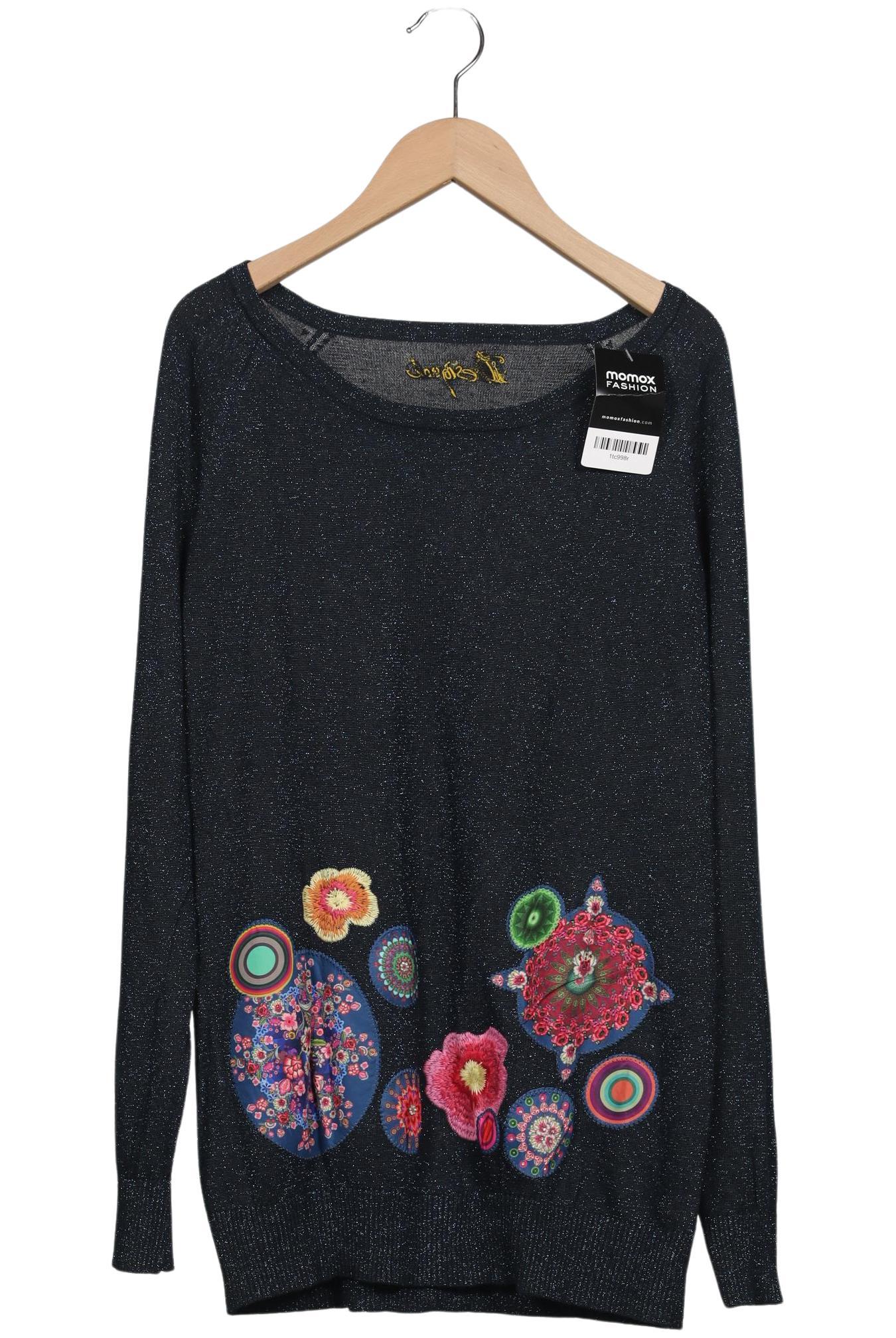 

Desigual Damen Pullover, marineblau, Gr. 44