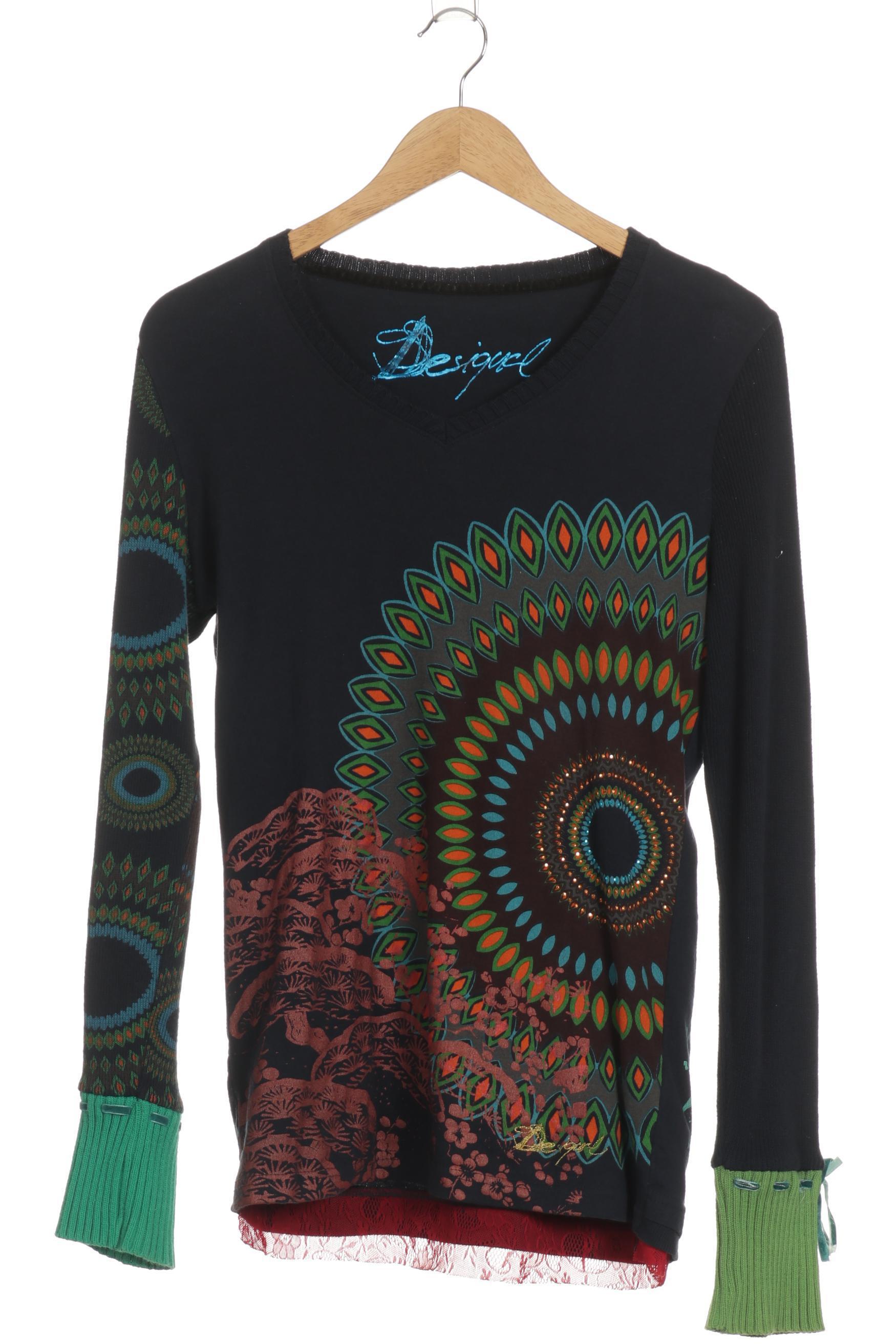 

Desigual Damen Pullover, blau, Gr.