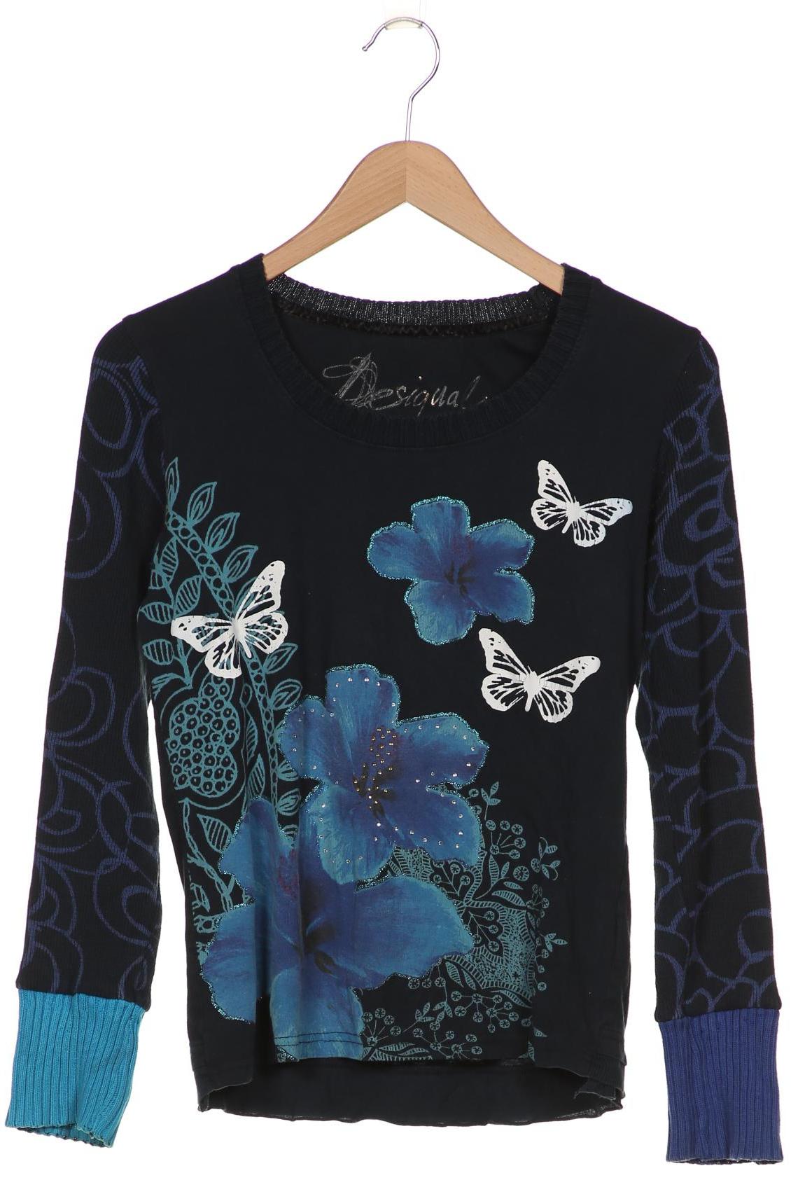 

Desigual Damen Pullover, blau, Gr. 38