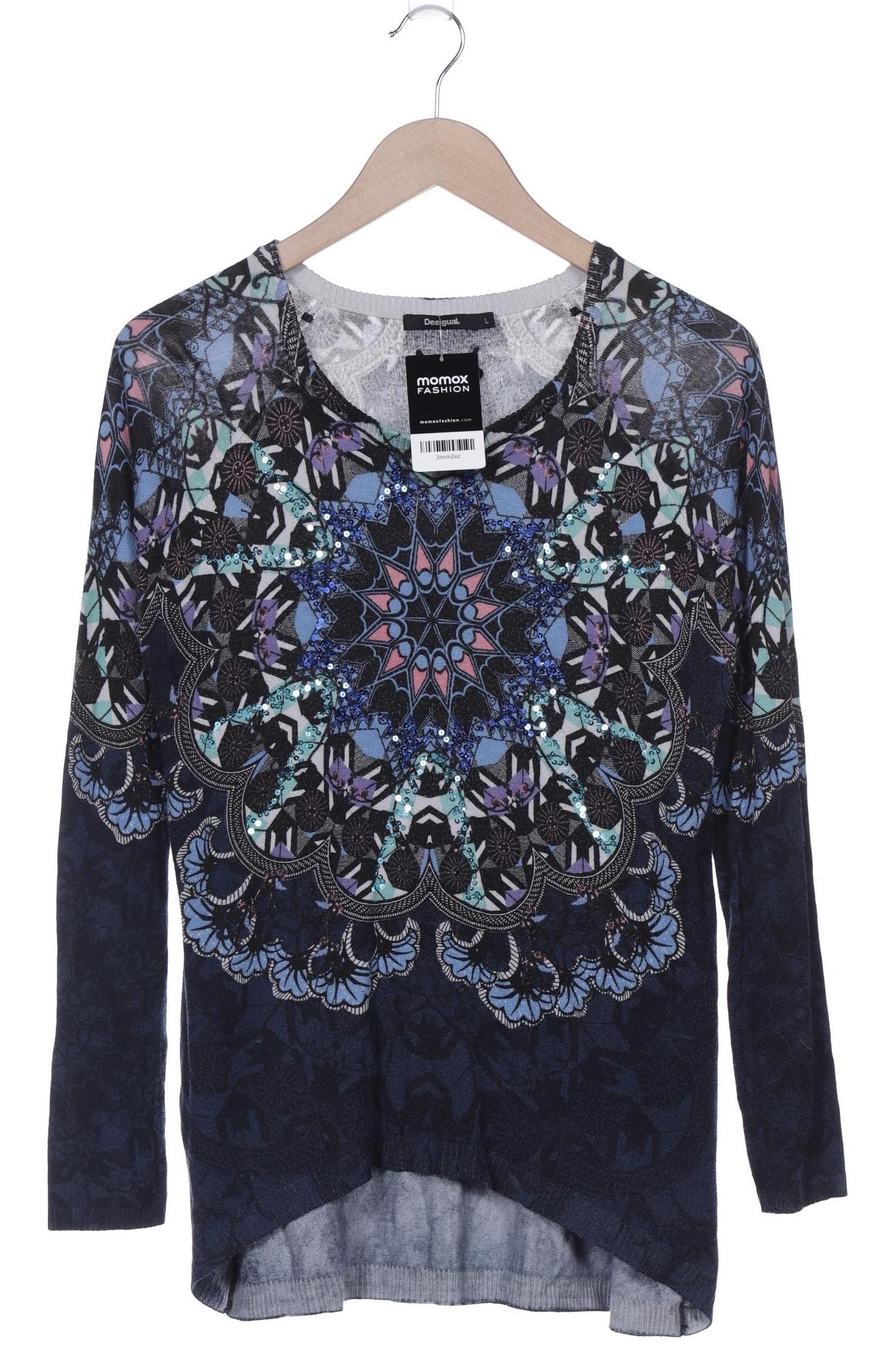 

Desigual Damen Pullover, marineblau, Gr. 42
