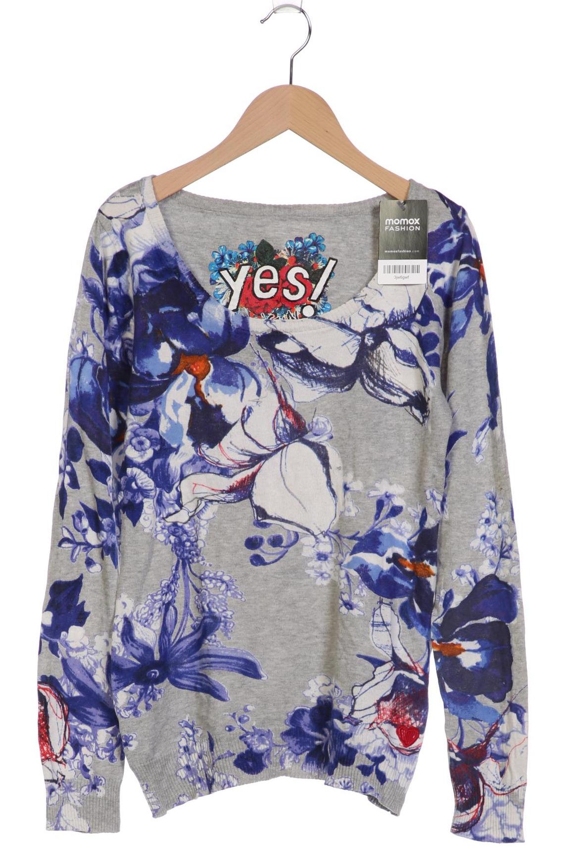 

Desigual Damen Pullover, grau, Gr. 38