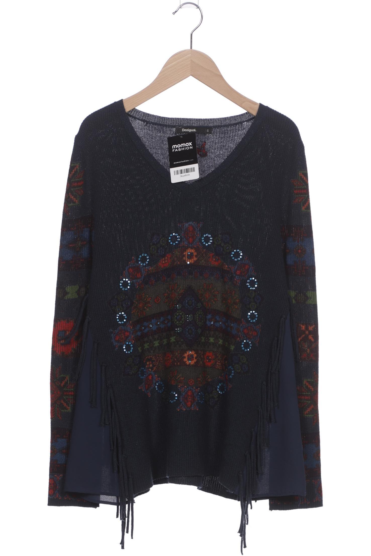 

Desigual Damen Pullover, marineblau, Gr. 36