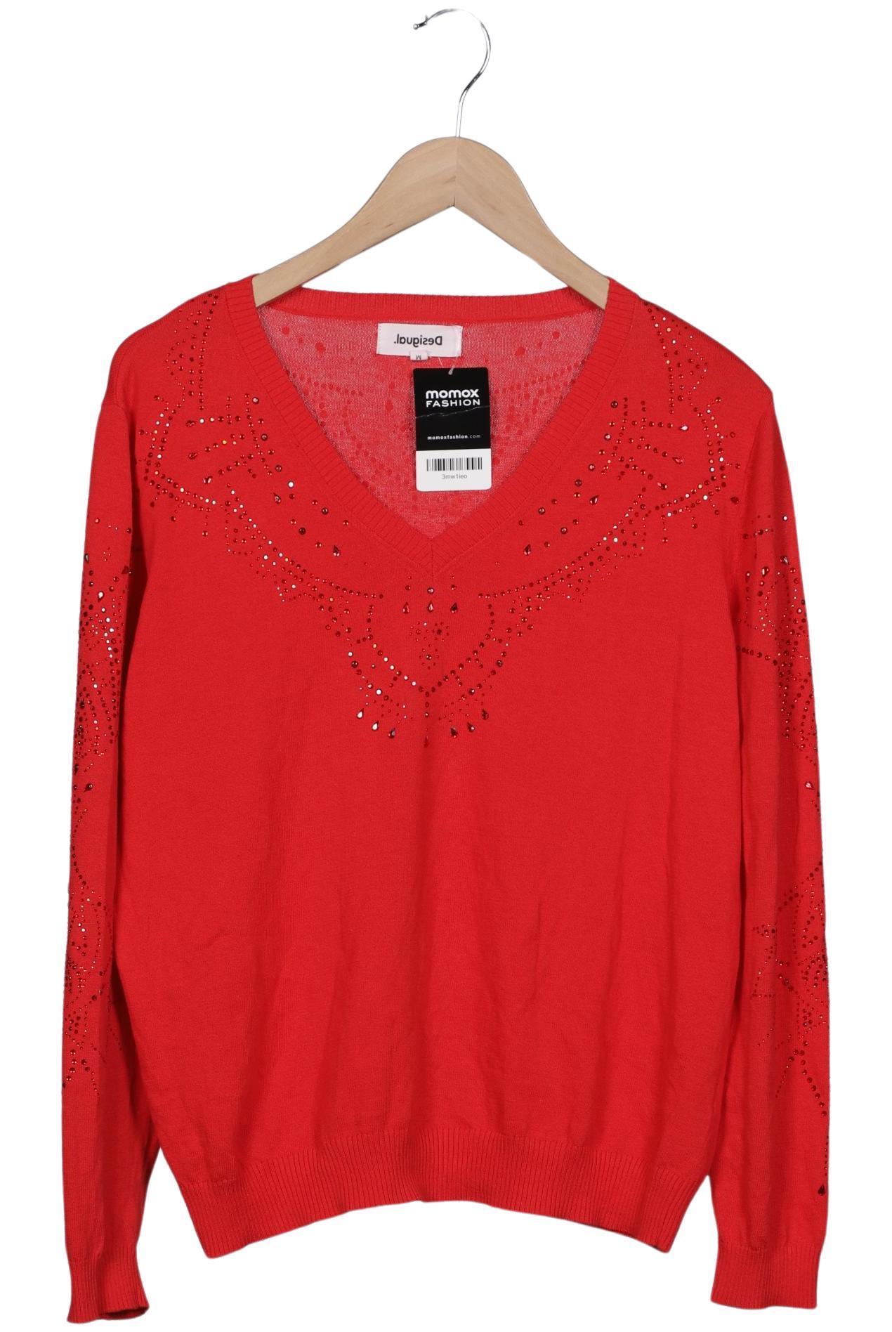 

Desigual Damen Pullover, rot, Gr. 38