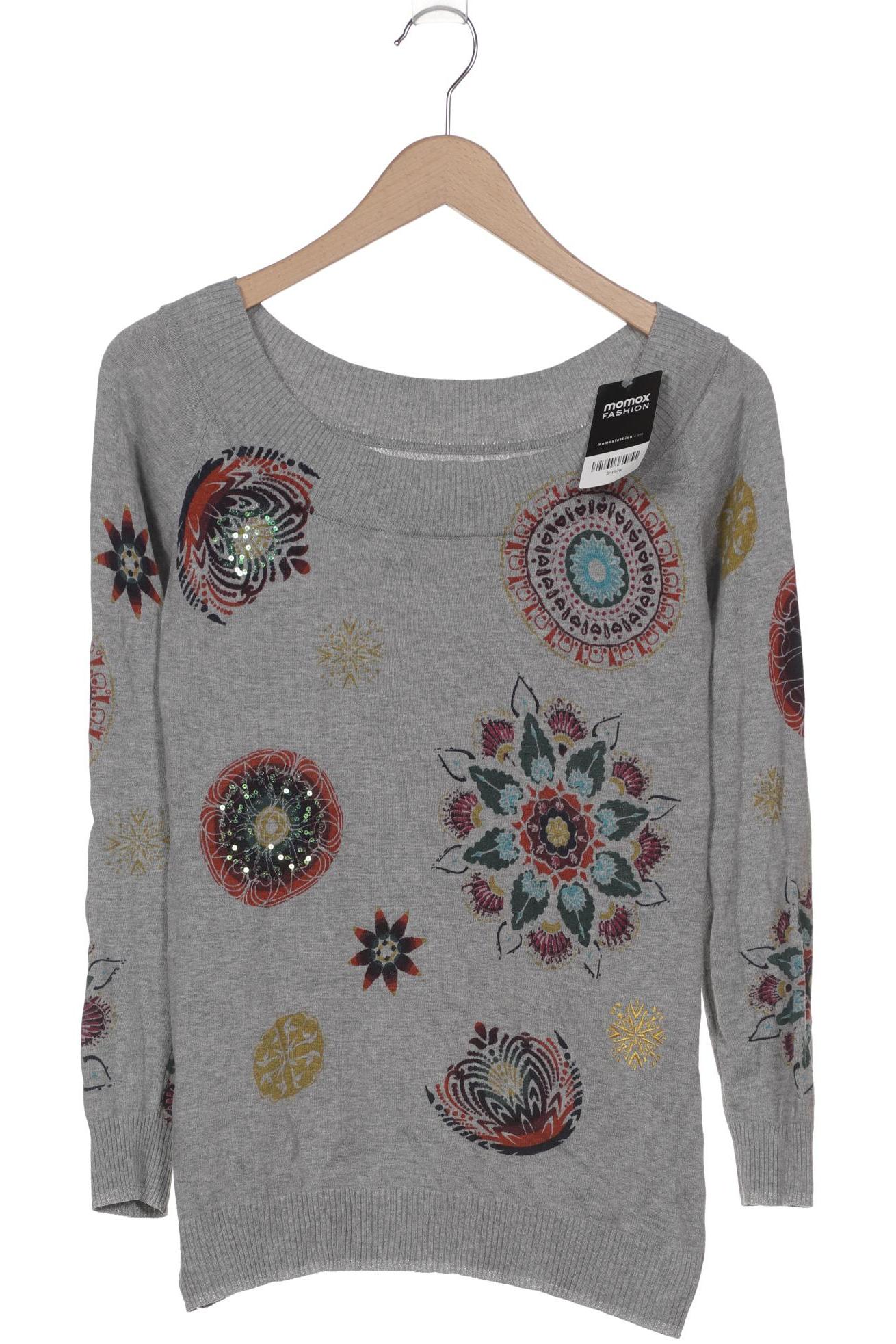 

Desigual Damen Pullover, grau, Gr. 42