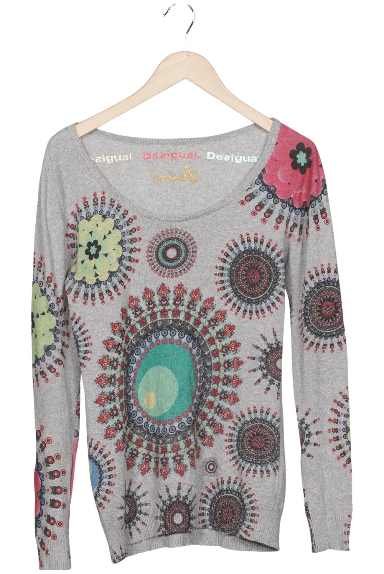 

Desigual Damen Pullover, grau, Gr. 38