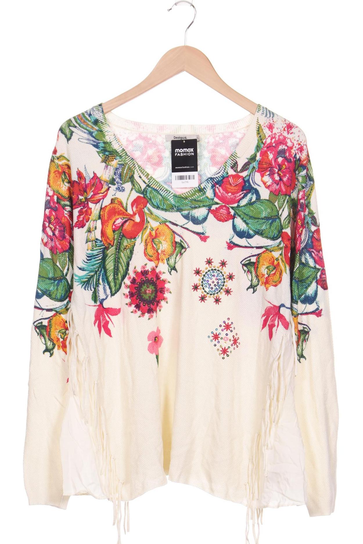 

Desigual Damen Pullover, cremeweiß