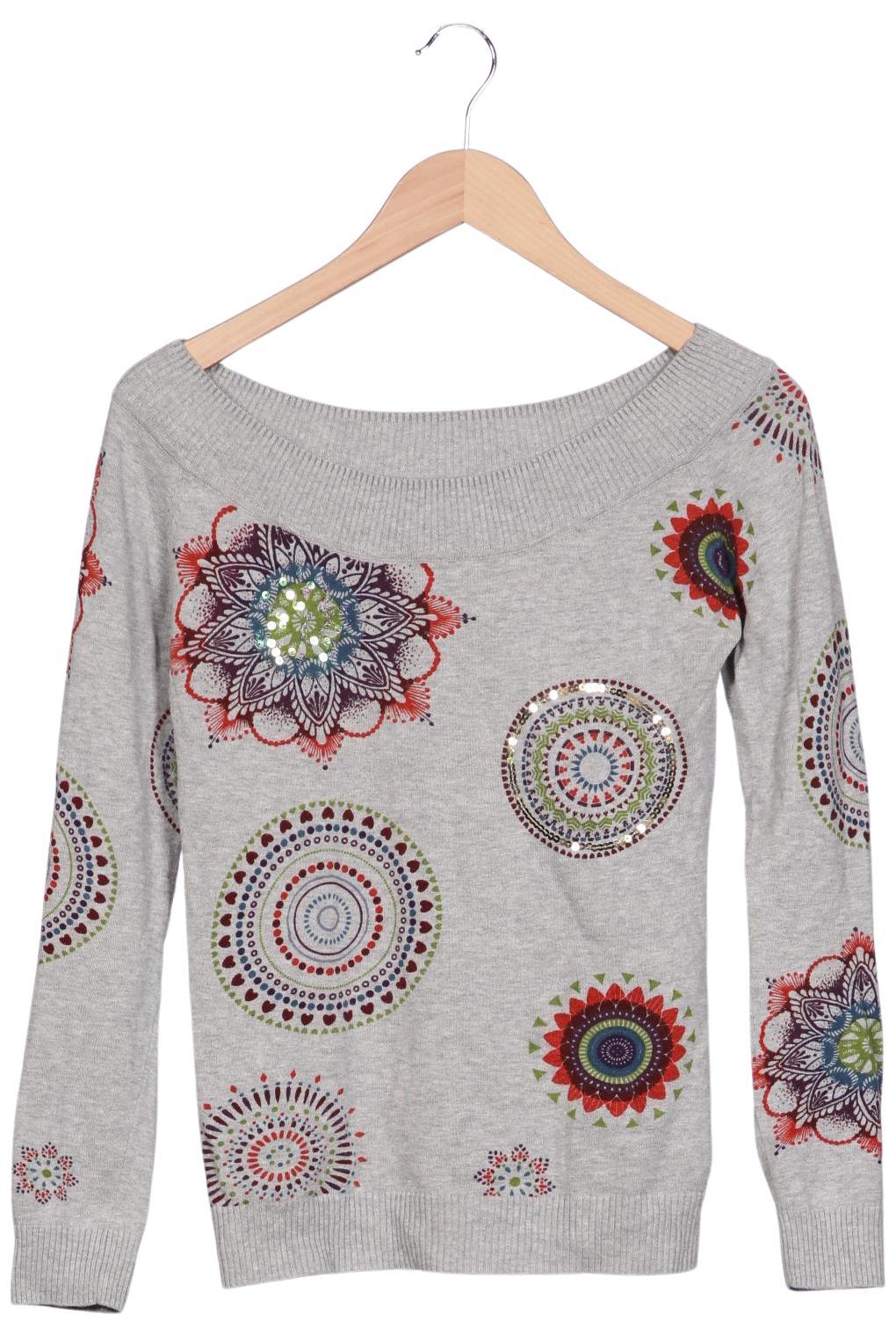

Desigual Damen Pullover, grau, Gr. 38