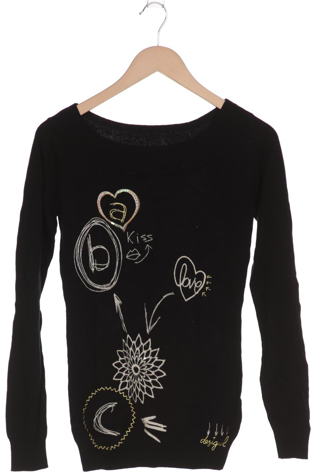 

Desigual Damen Pullover, schwarz, Gr. 36