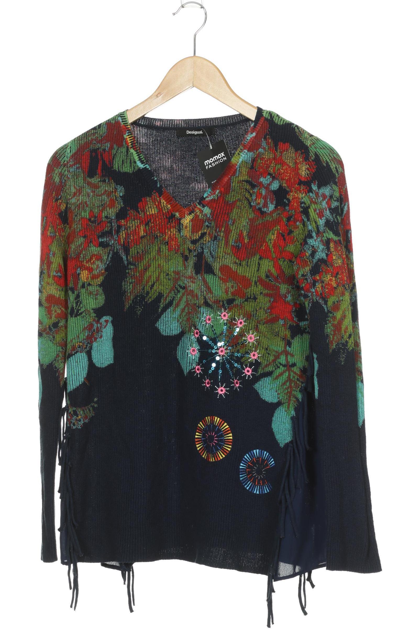 

Desigual Damen Pullover, blau, Gr.