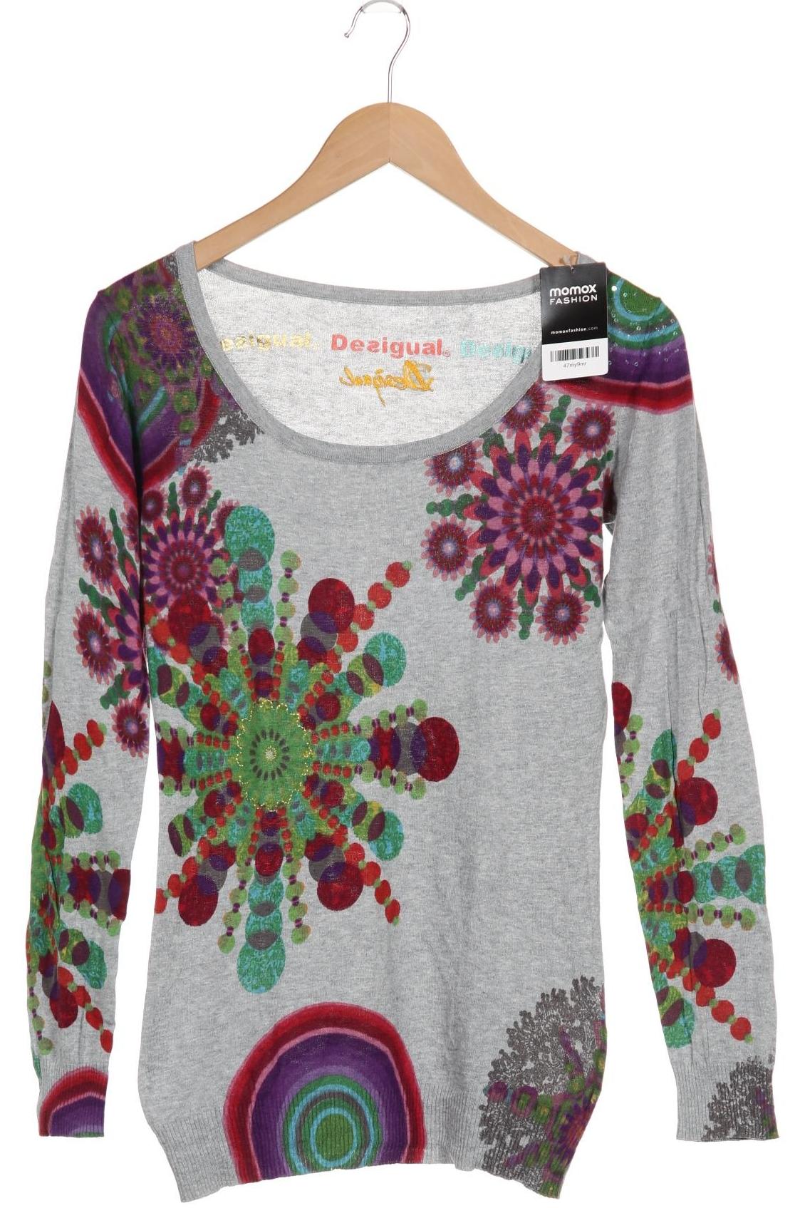

Desigual Damen Pullover, grau, Gr. 38