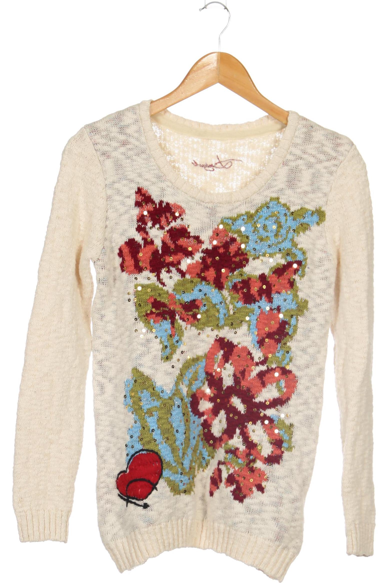 

Desigual Damen Pullover, beige, Gr.