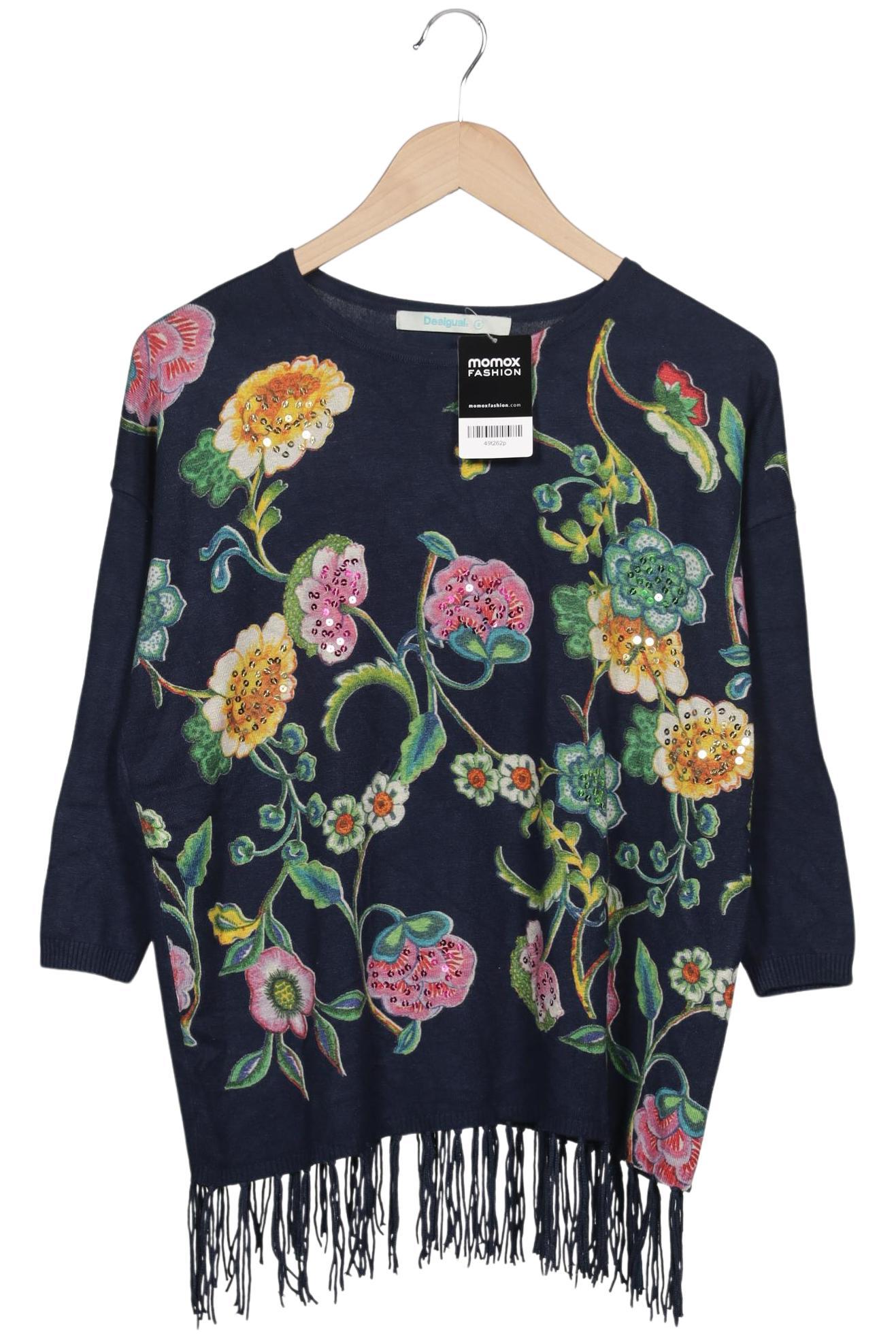 

Desigual Damen Pullover, marineblau, Gr. 36