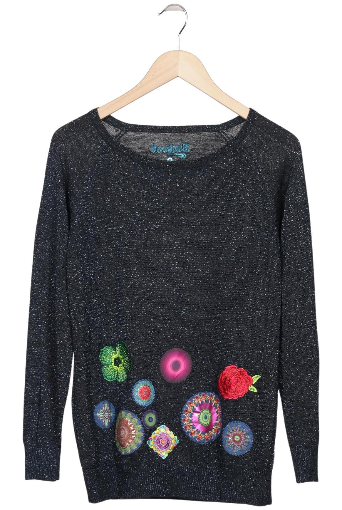 

Desigual Damen Pullover, marineblau, Gr. 44