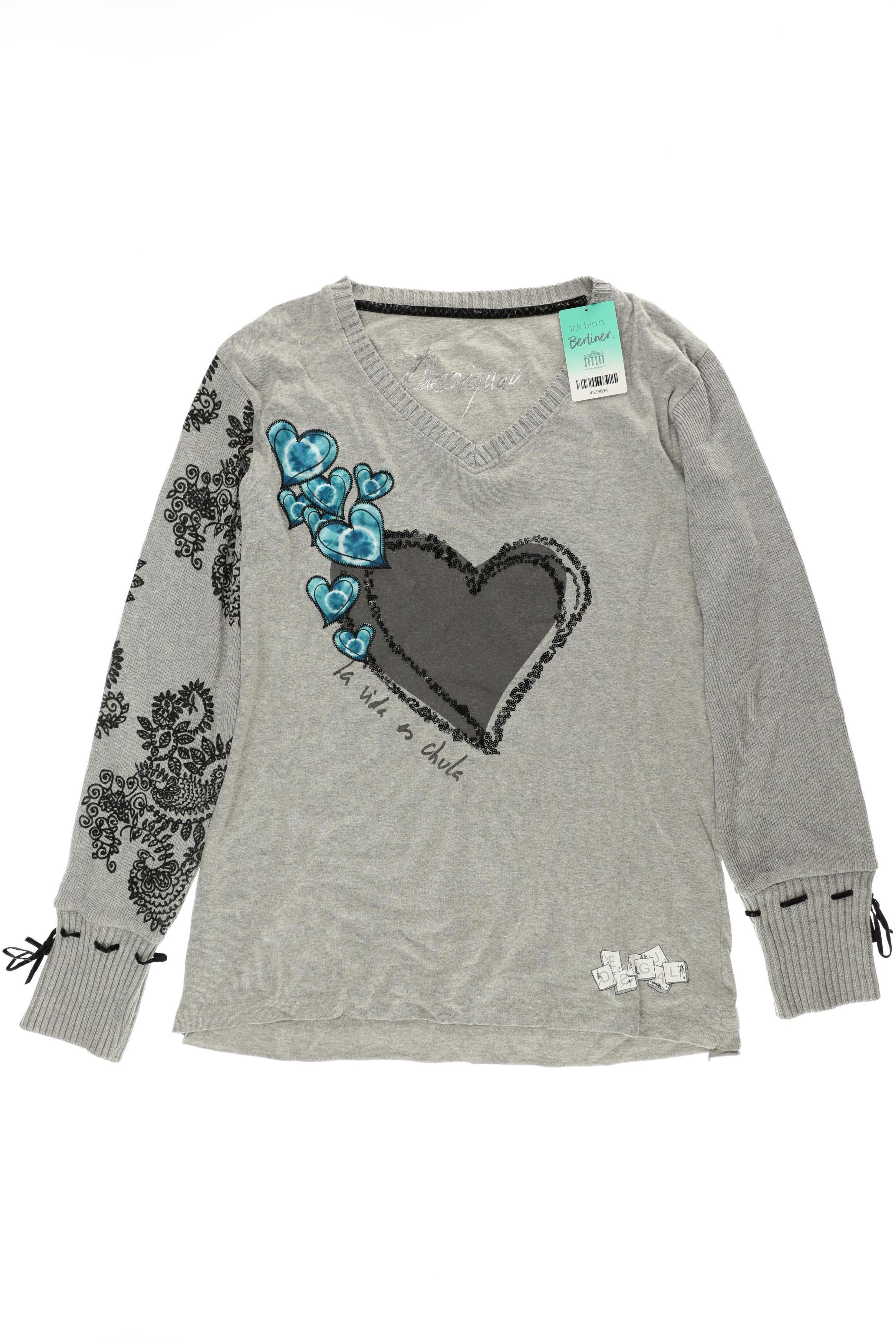 

Desigual Damen Pullover, grau, Gr.