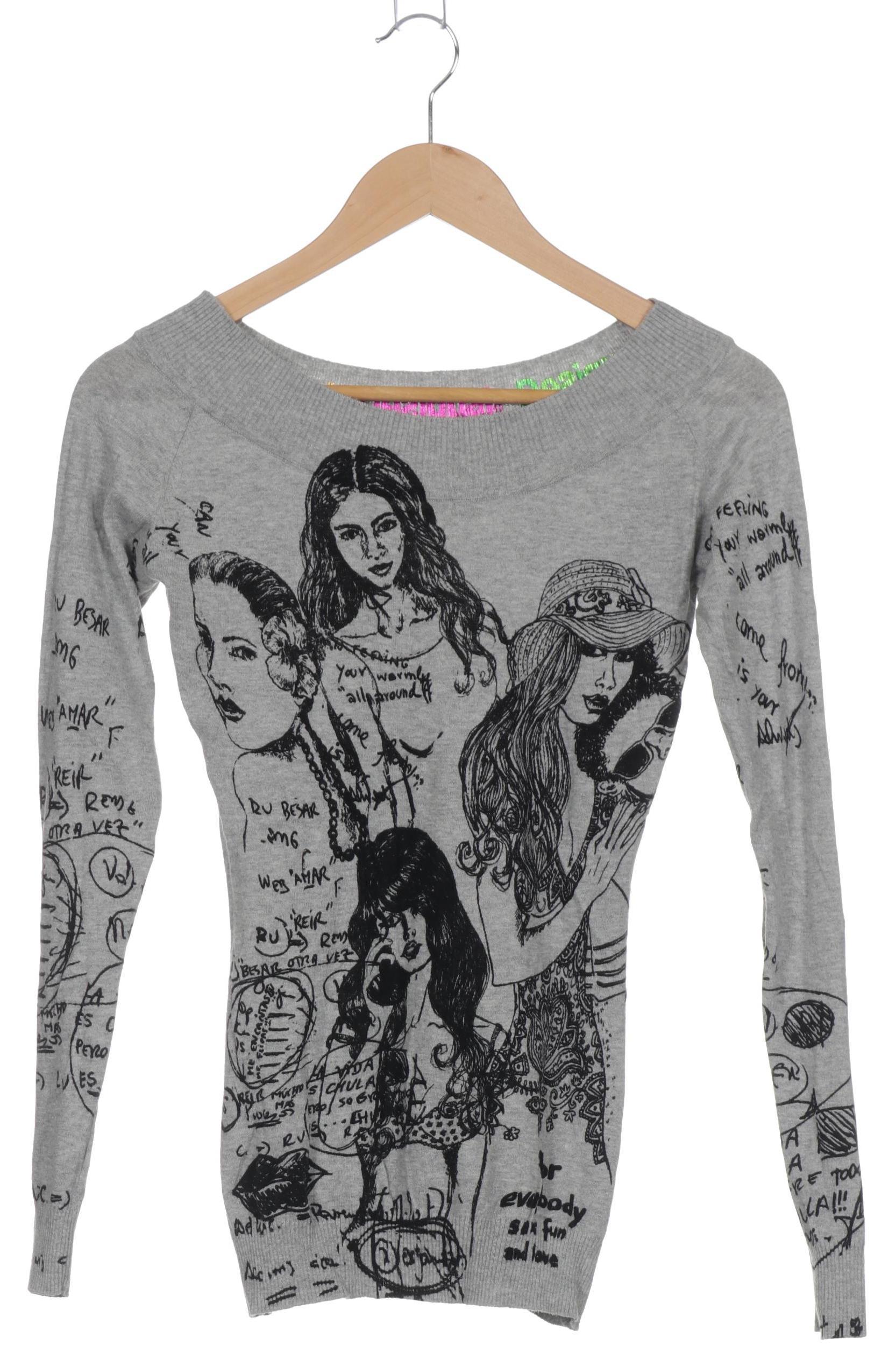 

Desigual Damen Pullover, grau, Gr.
