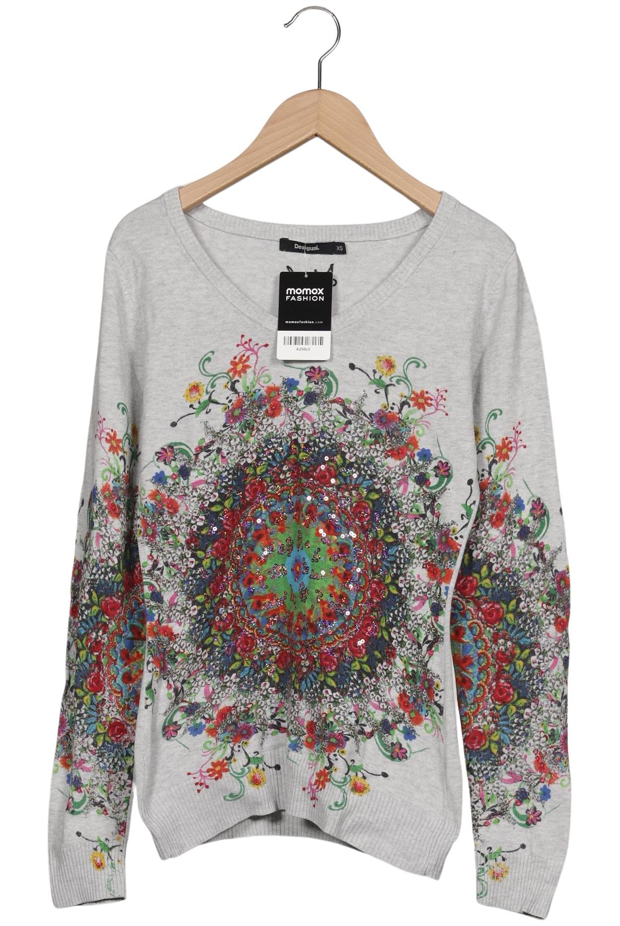 

Desigual Damen Pullover, grau, Gr. 34