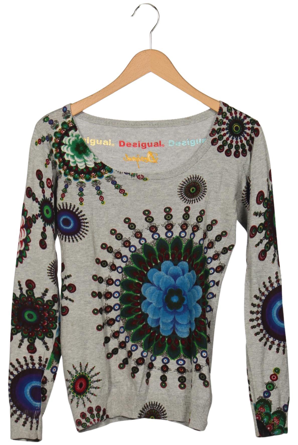 

Desigual Damen Pullover, grau, Gr. 42