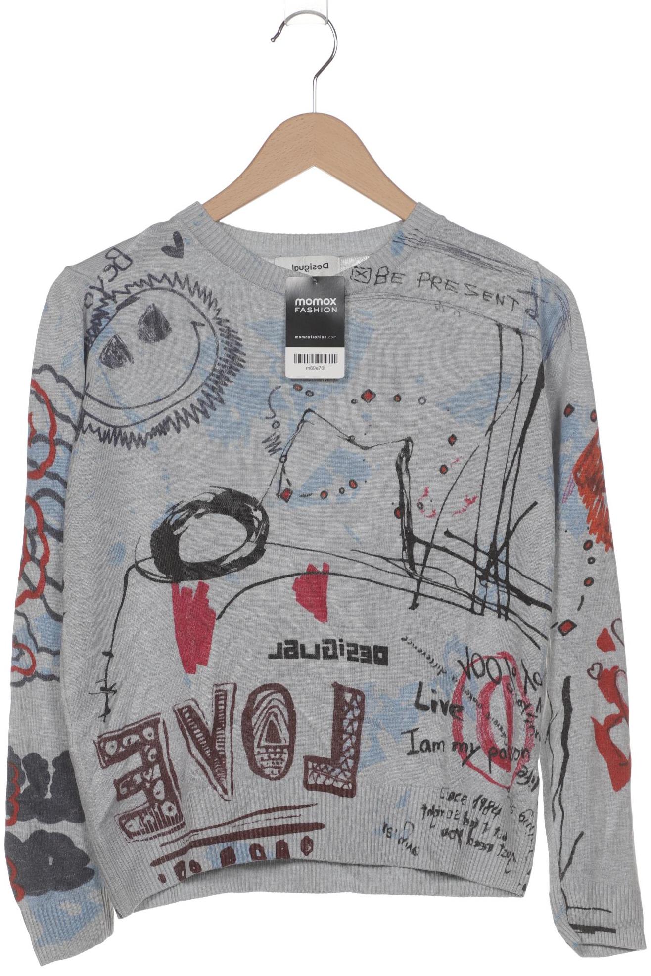 

Desigual Damen Pullover, grau, Gr. 42
