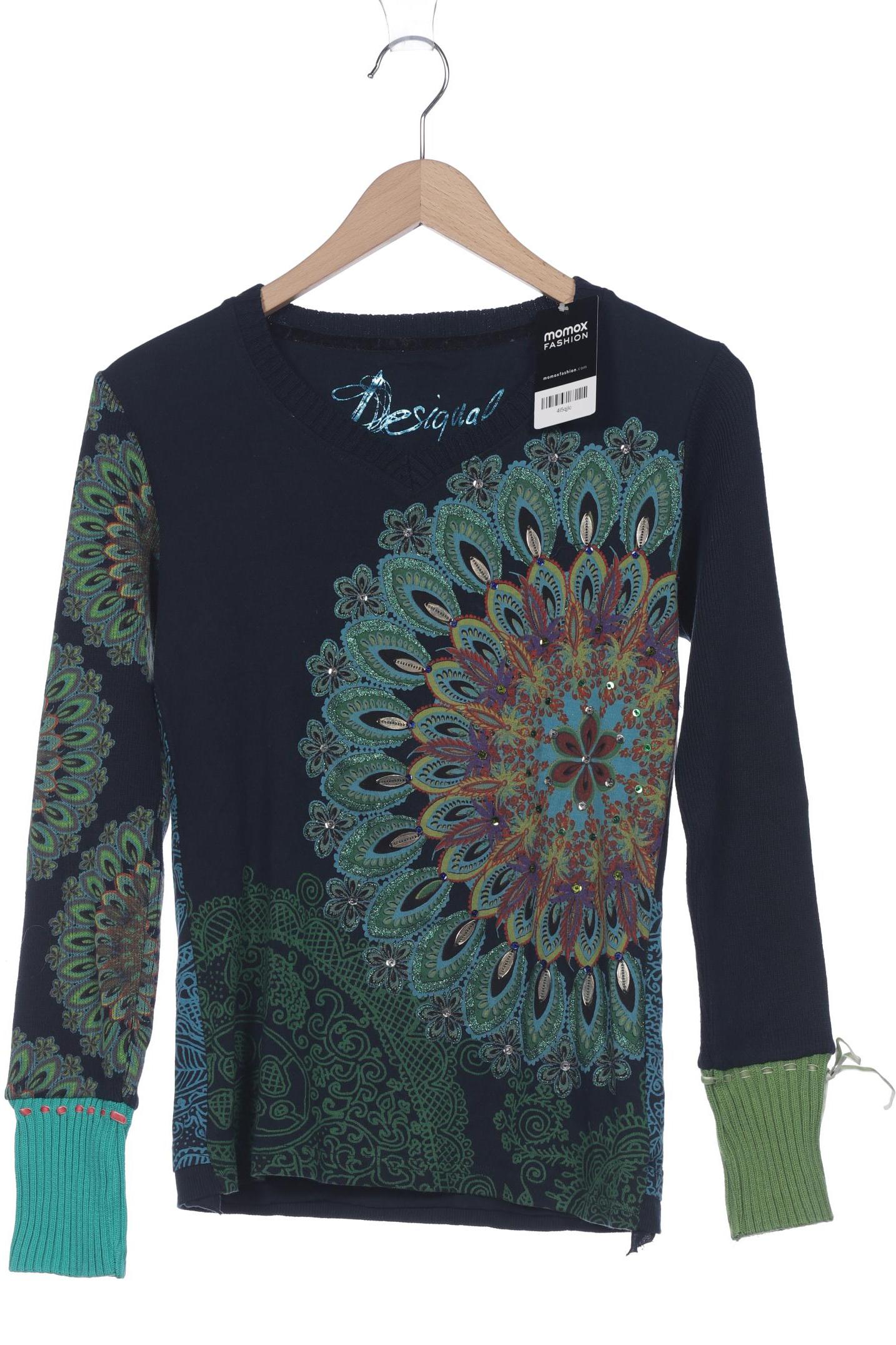 

Desigual Damen Pullover, marineblau, Gr. 36