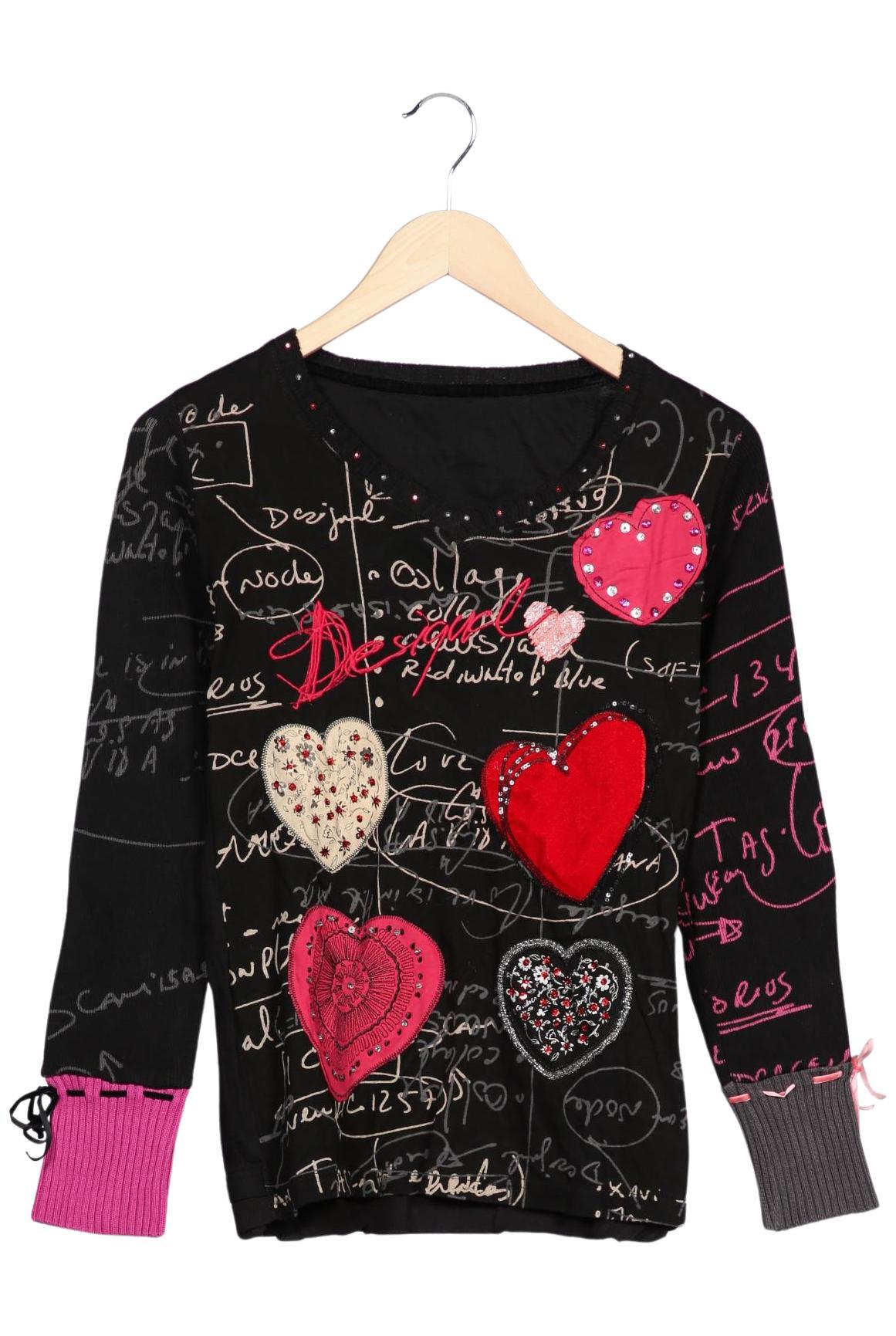 

Desigual Damen Pullover, schwarz, Gr. 38