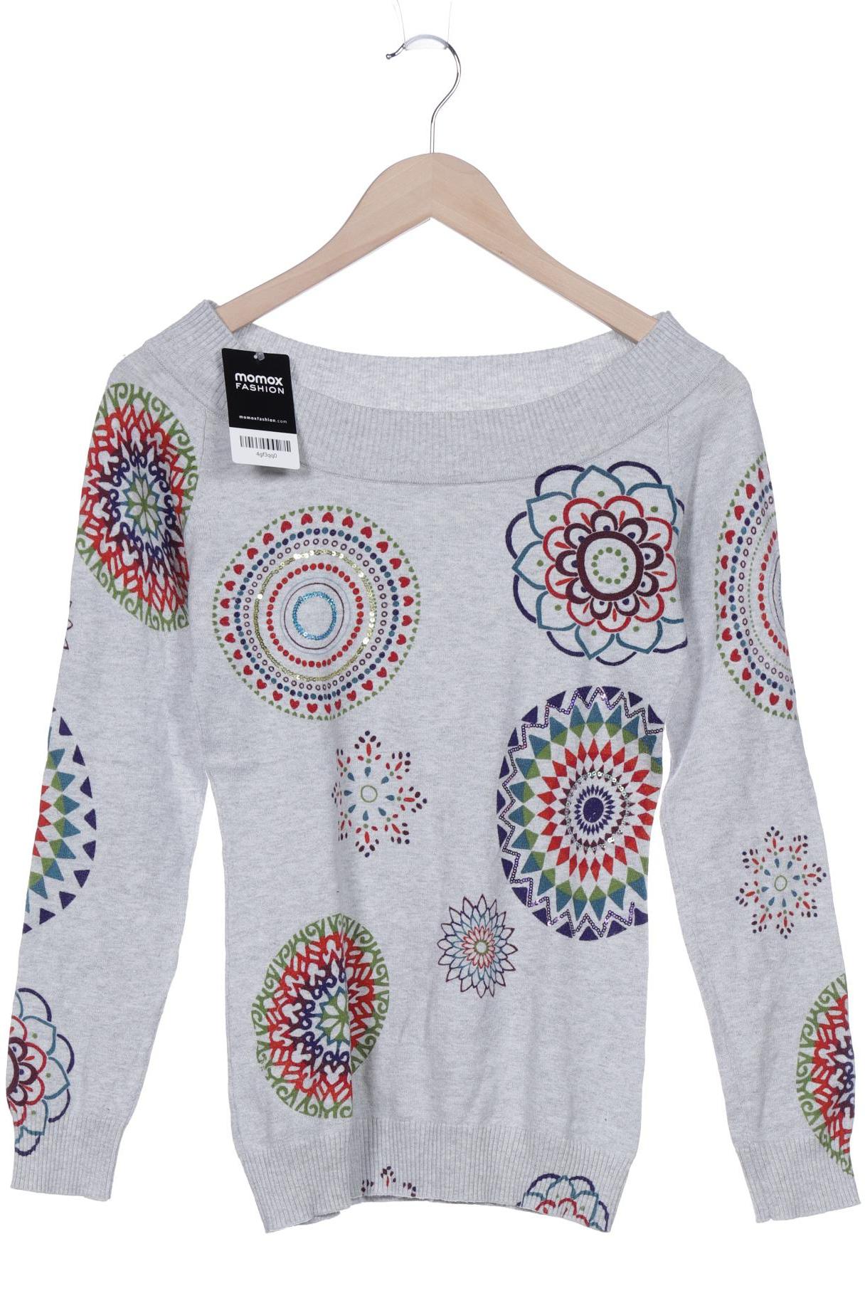 

Desigual Damen Pullover, grau, Gr. 38