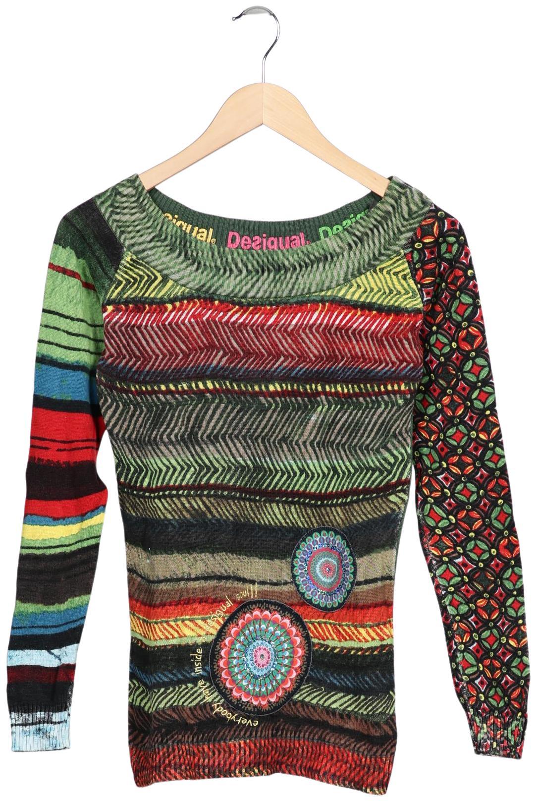 

Desigual Damen Pullover, grün, Gr. 36