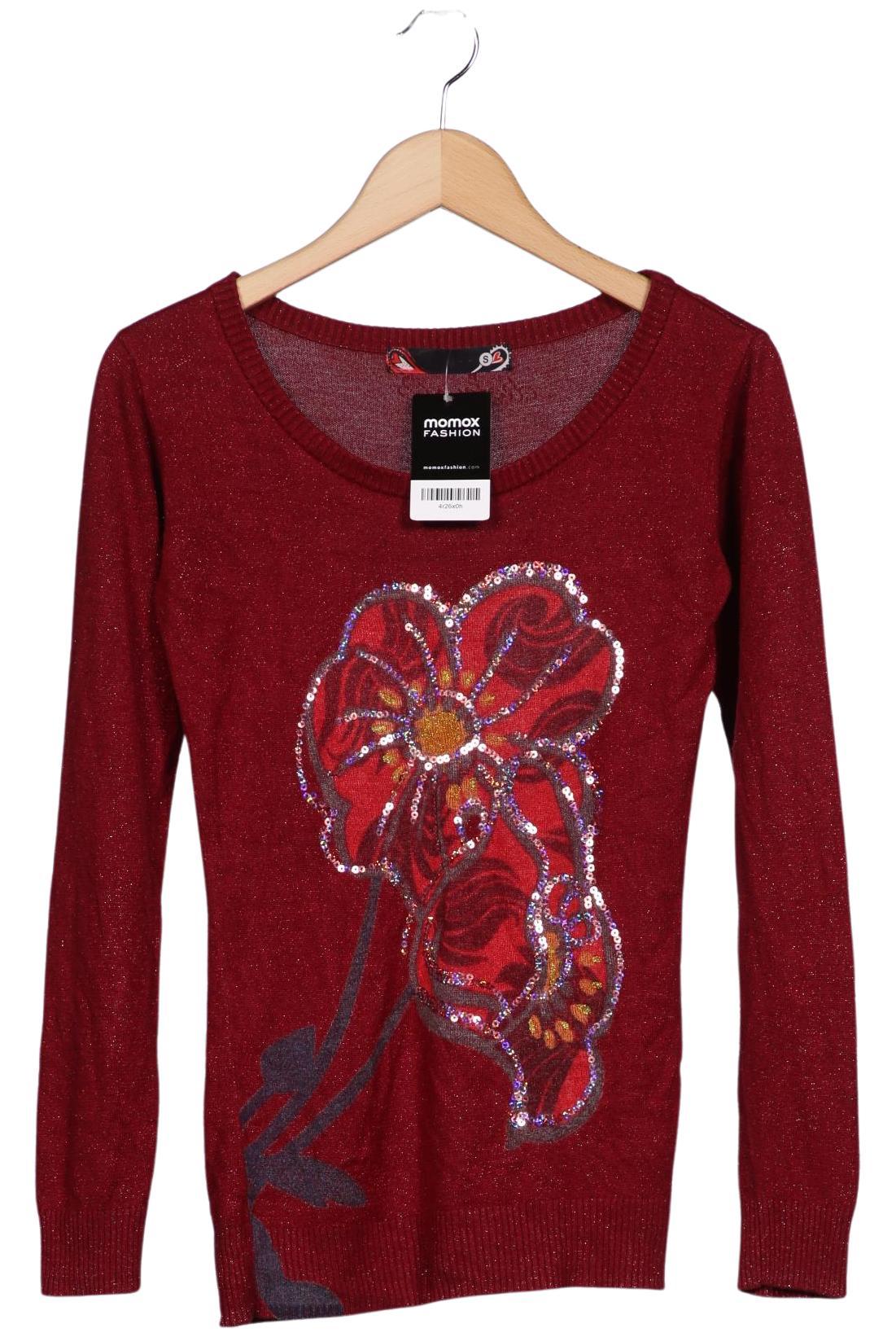 

Desigual Damen Pullover, rot, Gr. 36