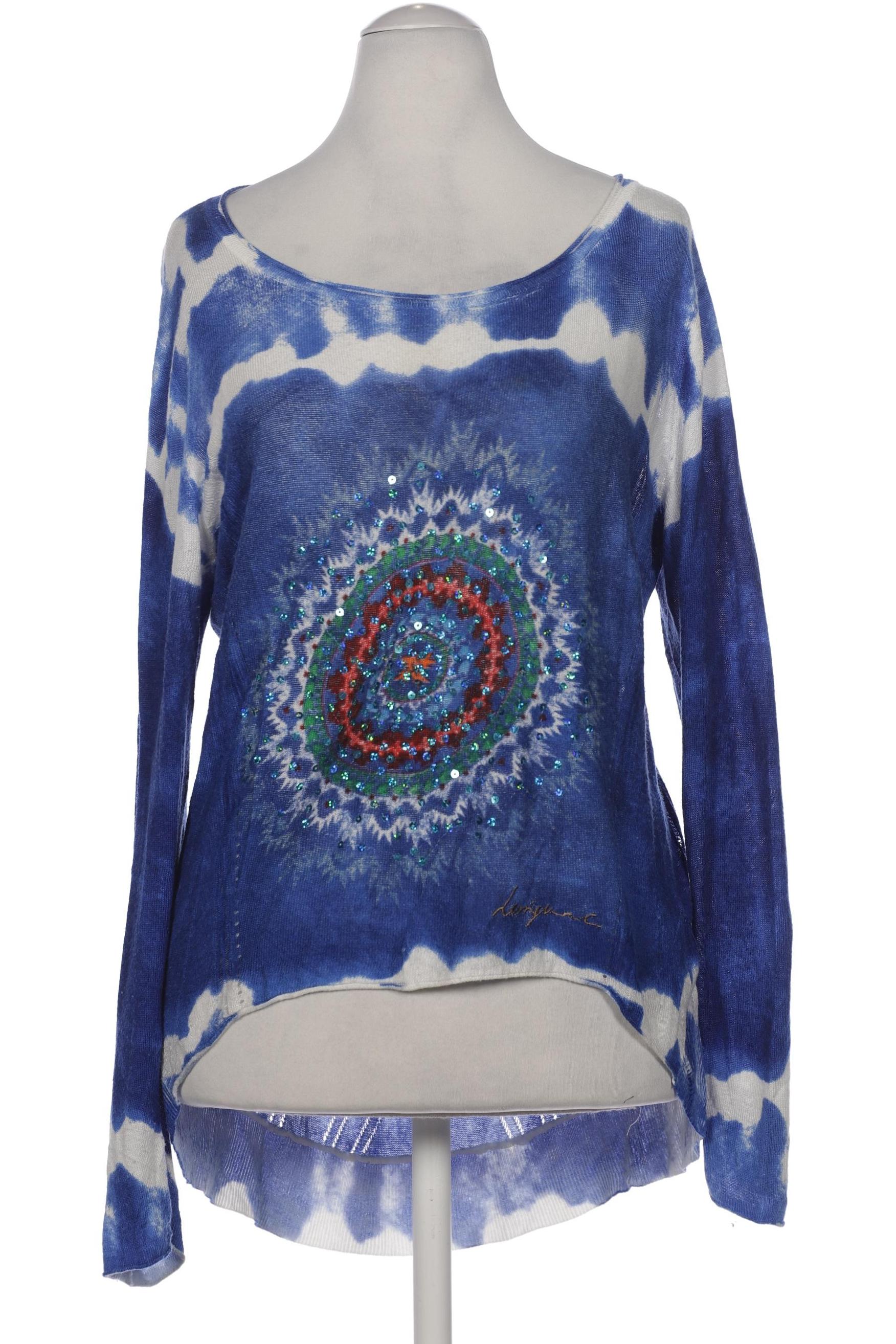 

Desigual Damen Pullover, blau, Gr. 38