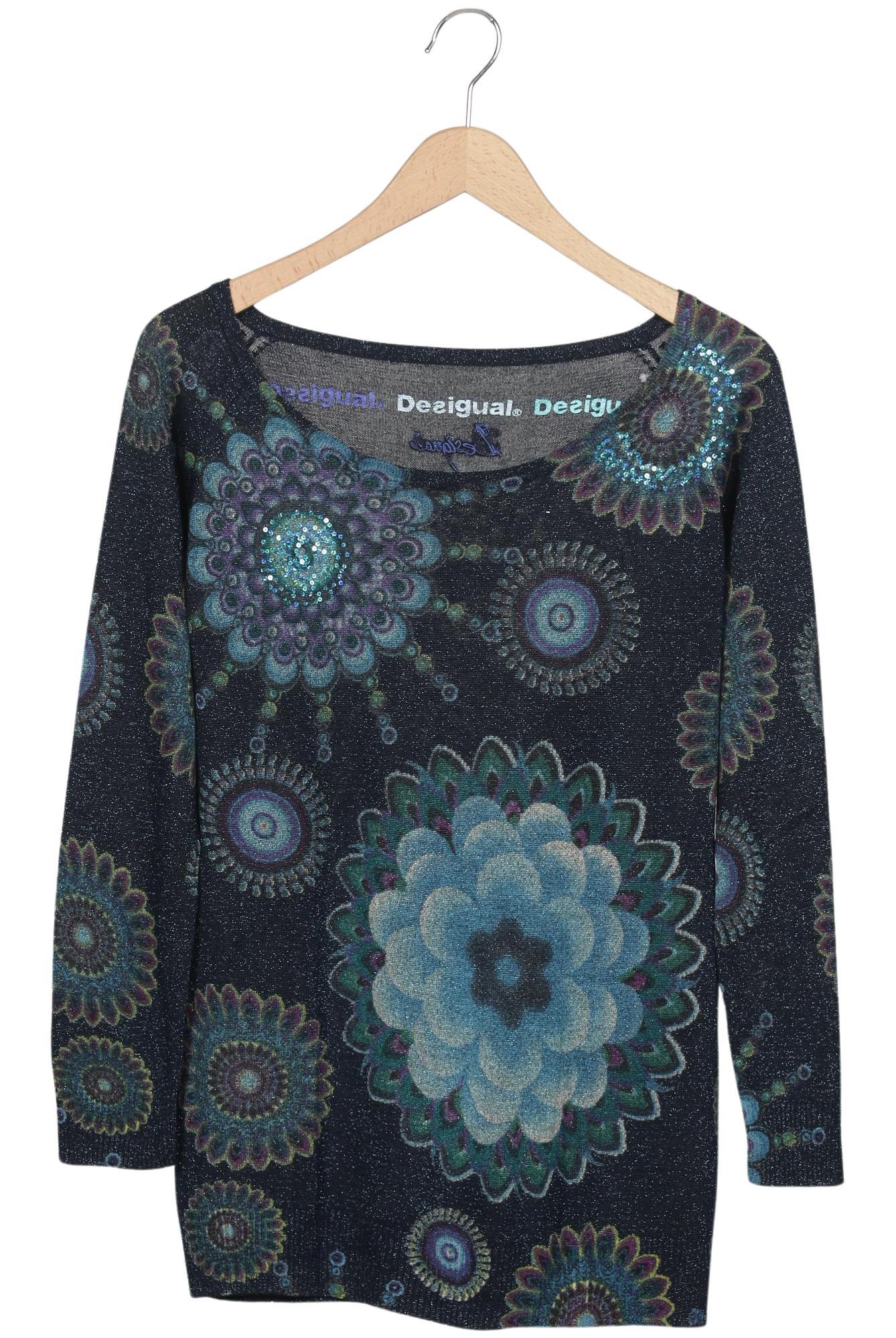 

Desigual Damen Pullover, marineblau, Gr. 42