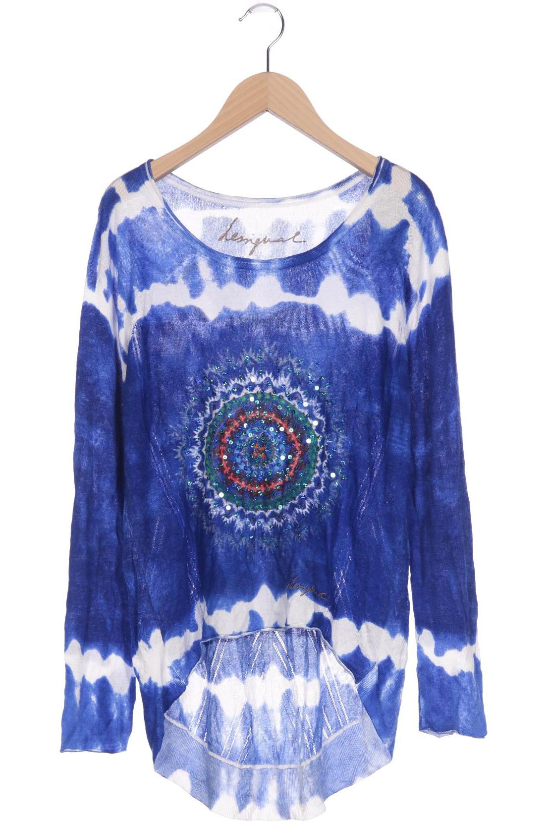 

Desigual Damen Pullover, blau, Gr. 42