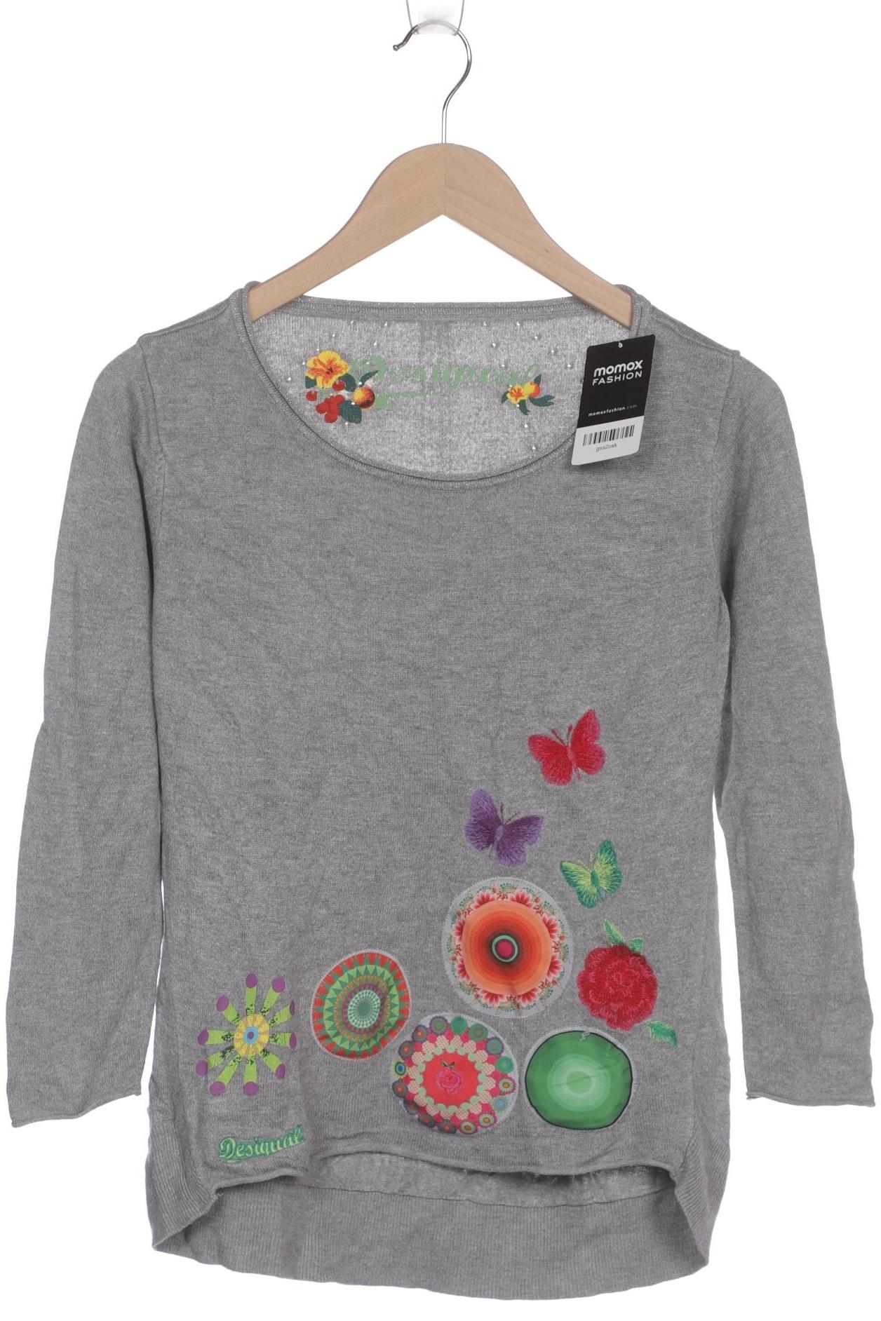 

Desigual Damen Pullover, grau, Gr. 38