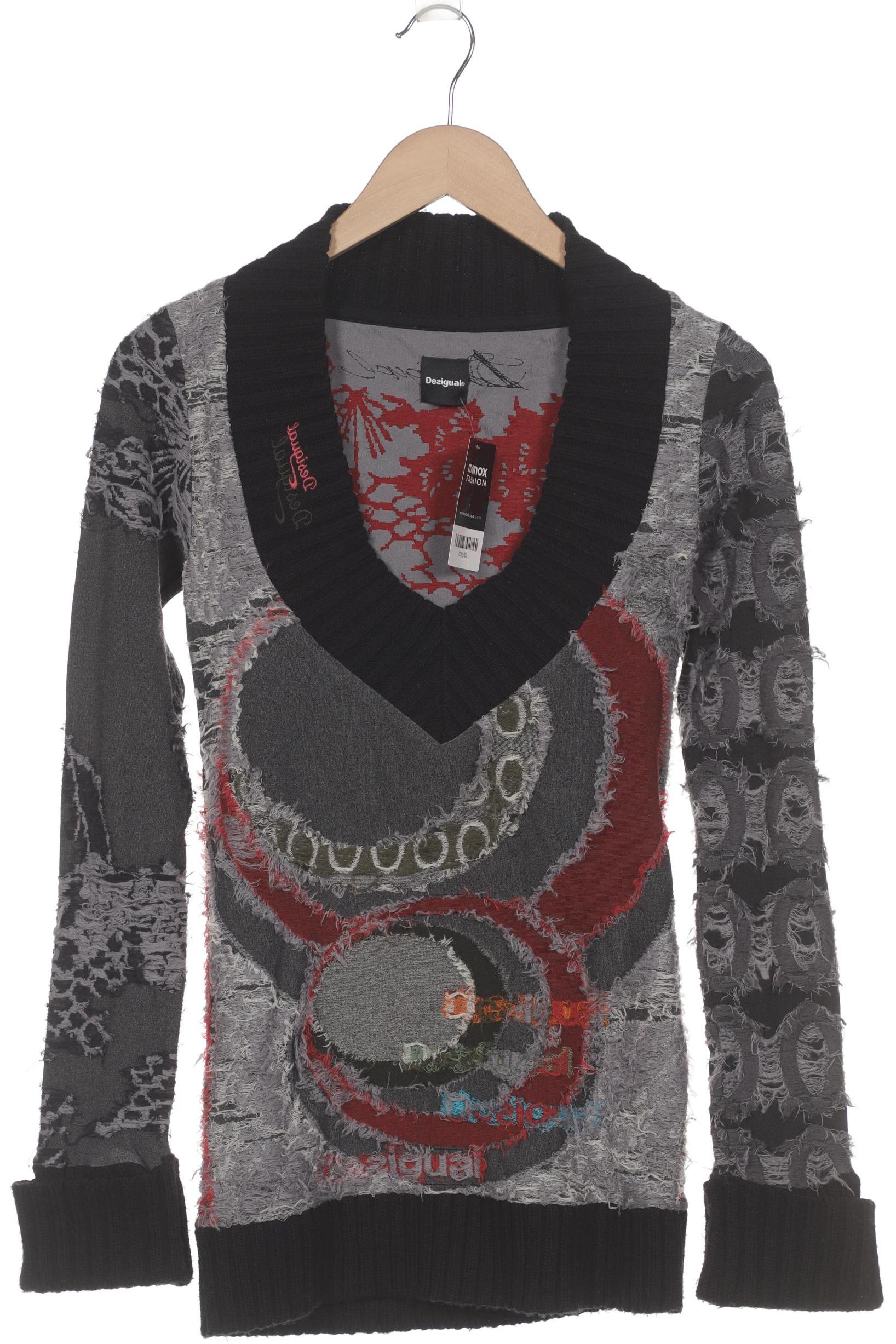 

Desigual Damen Pullover, grau, Gr. 30