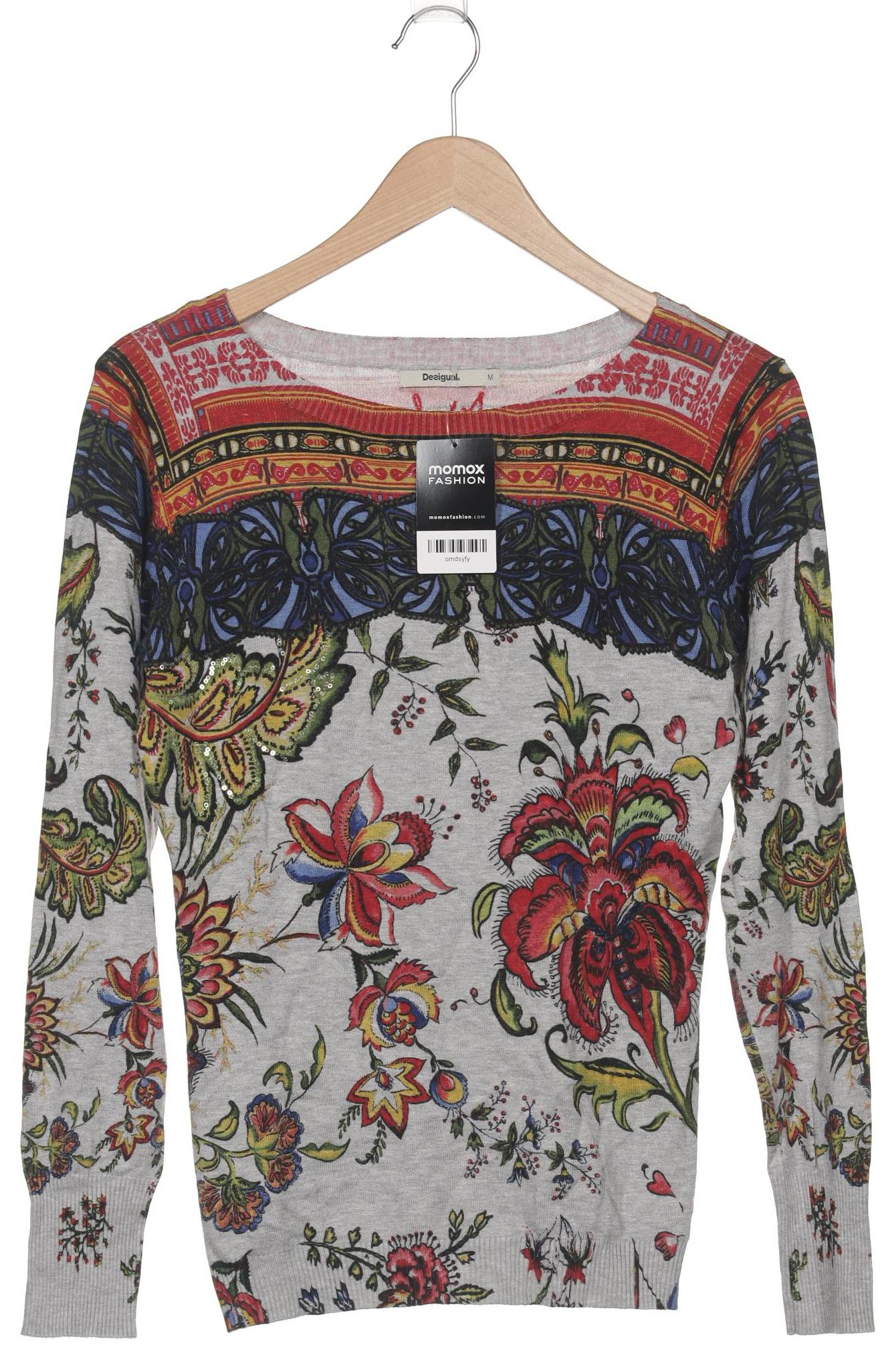 

Desigual Damen Pullover, grau, Gr. 38