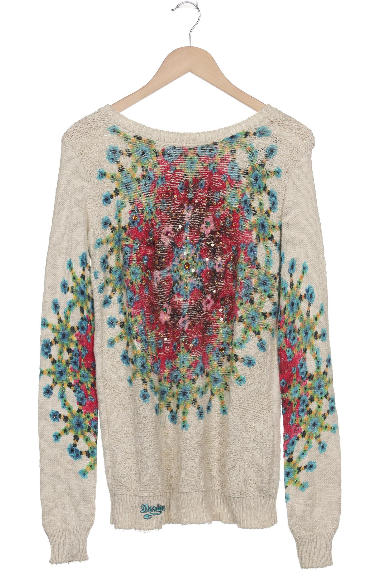 

Desigual Damen Pullover, beige, Gr. 42